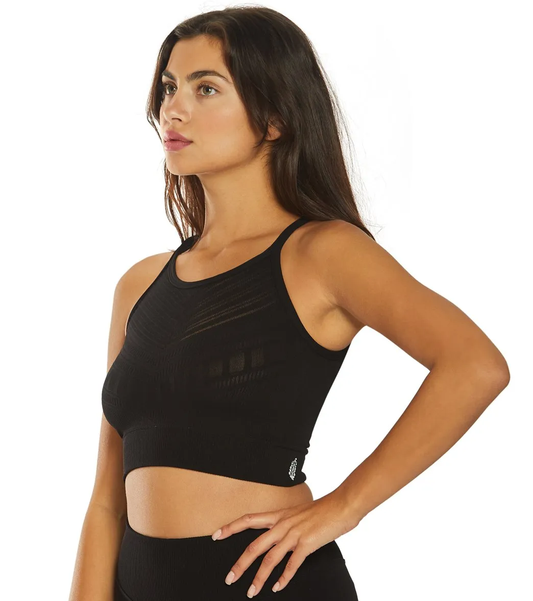 Free People Movement Gone Adrift Seamless Yoga Crop Top