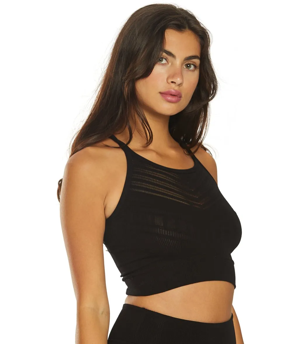 Free People Movement Gone Adrift Seamless Yoga Crop Top