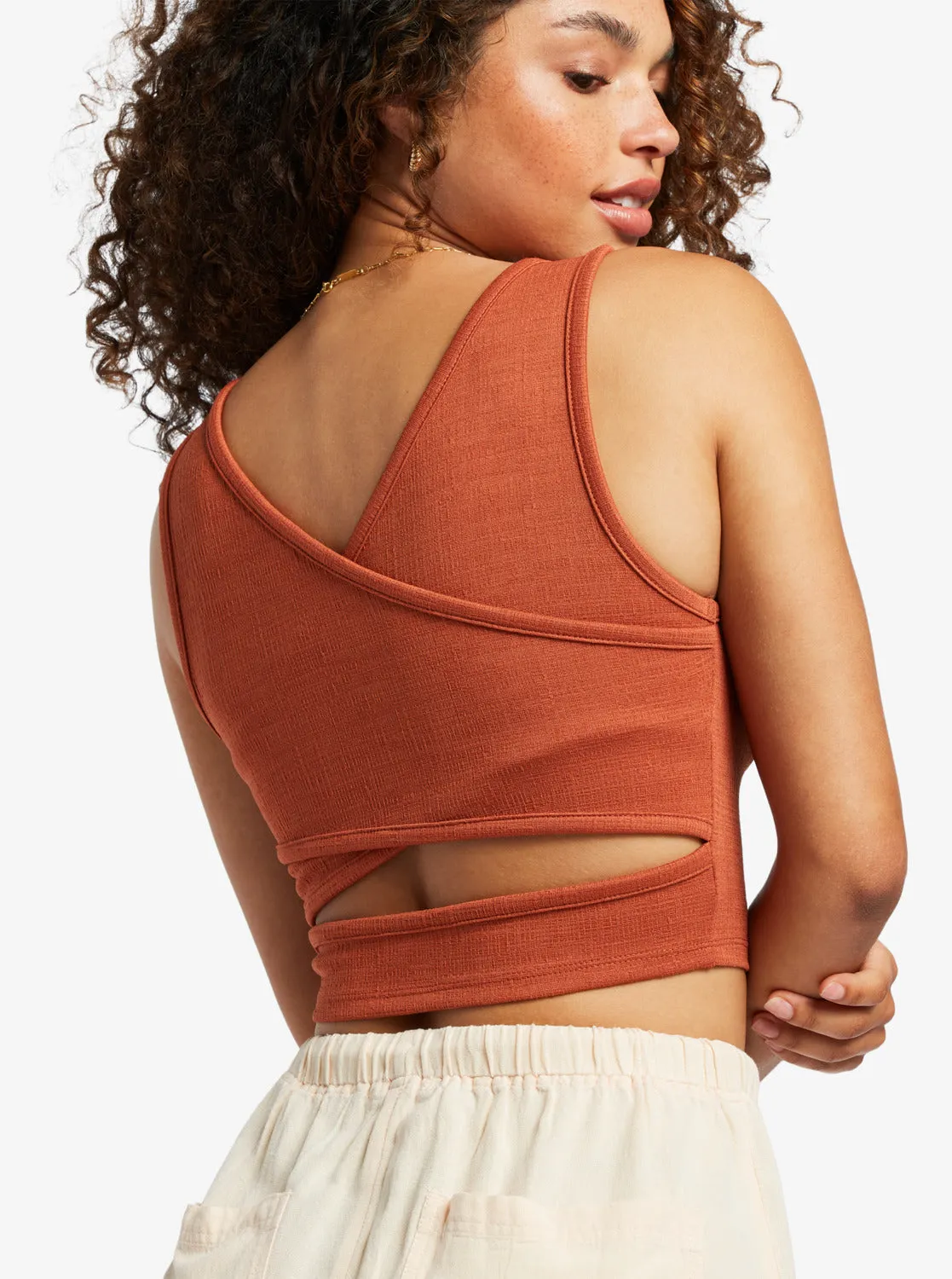 Good Keepsake Crop Top - Baked Clay