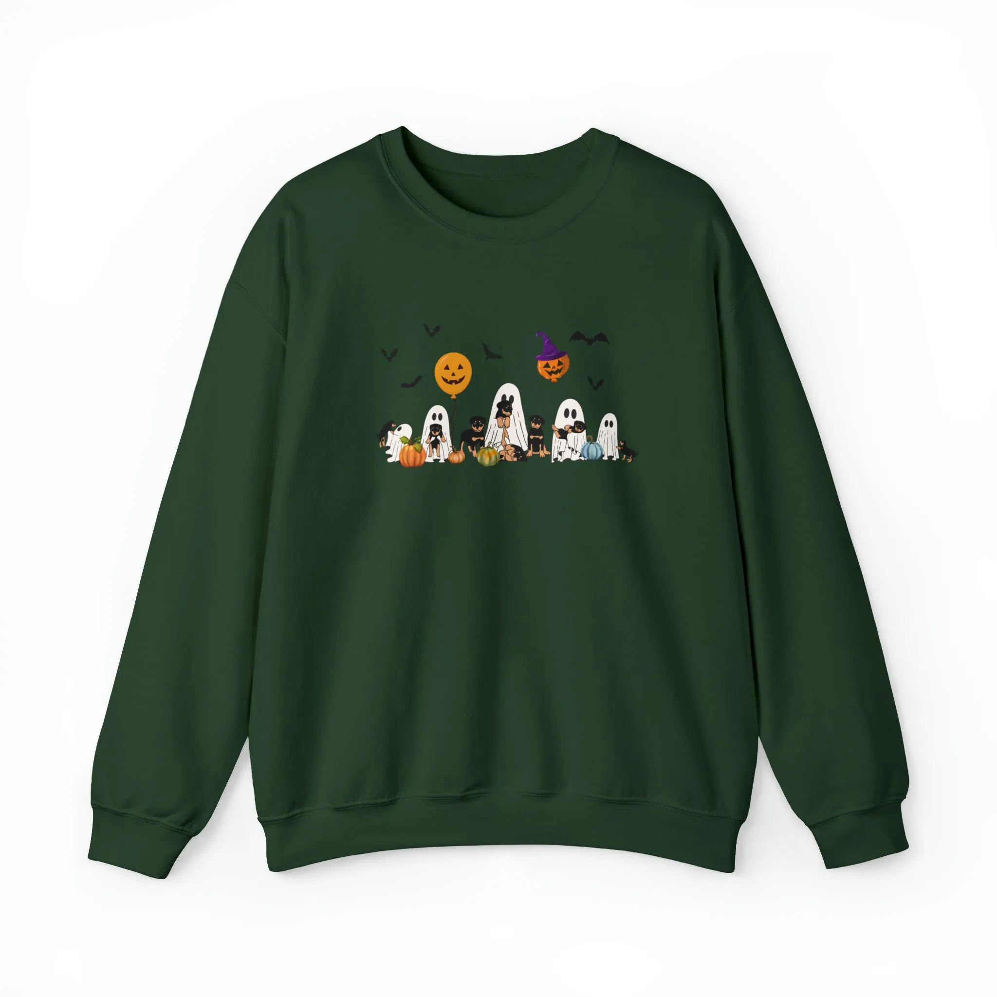 Halloween Sweatshirt, Halloween Sweater,2023 Happy Halloween, Retro Spooky Season, Ghost Sweatshirt,Halloween Dog Sweatshirt,Ghost Dog Shirt