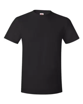 Hanes Men's Big and Tall Nano Premium Cotton T-Shirt (Pack of 2), Black, 3X-Large