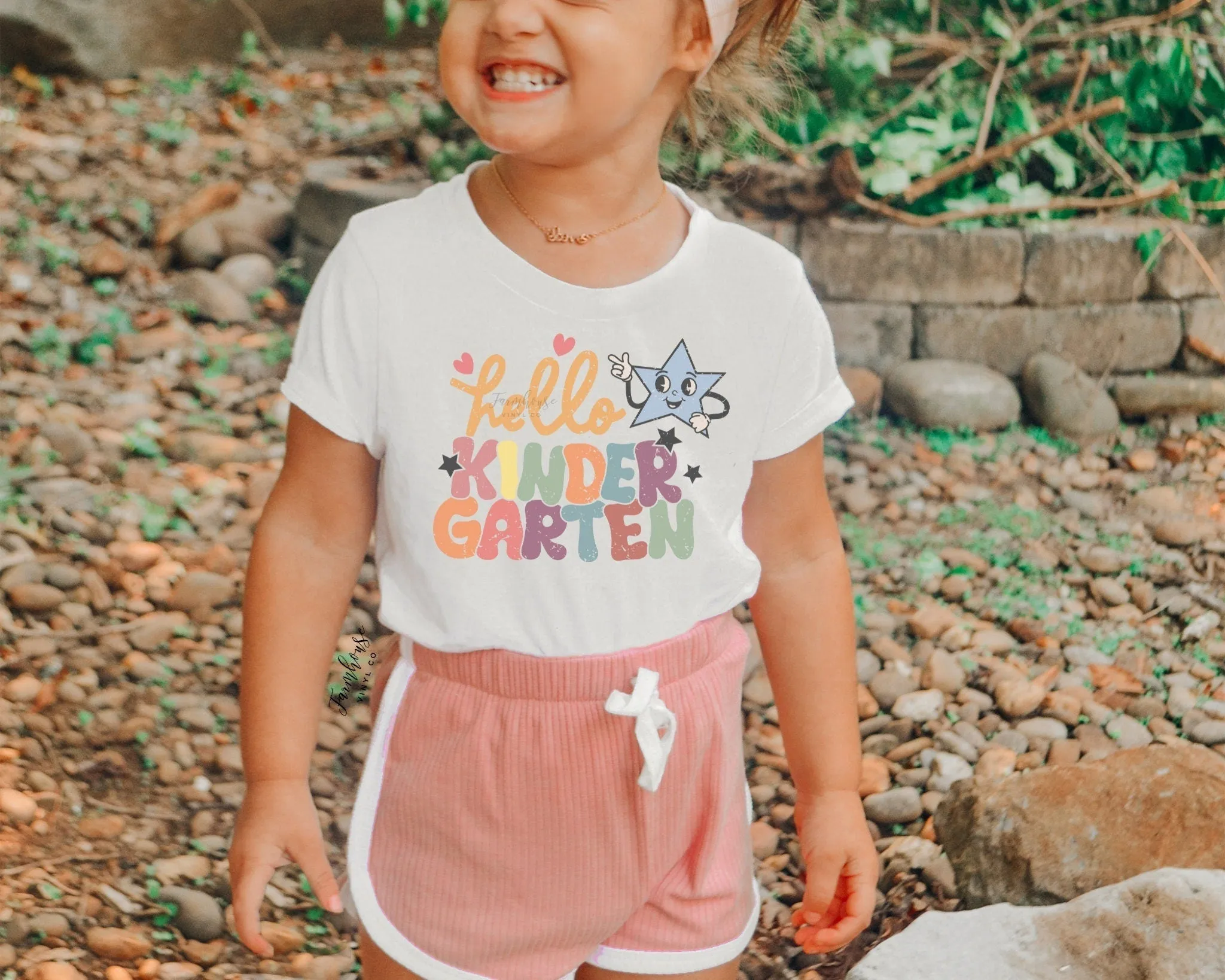 Hello Third Grade Retro Star Shirt