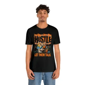 Hustler T-shirt Let them Talk | Etsy tees Cute Summer Graphic Money hustle Designer T-shirt
