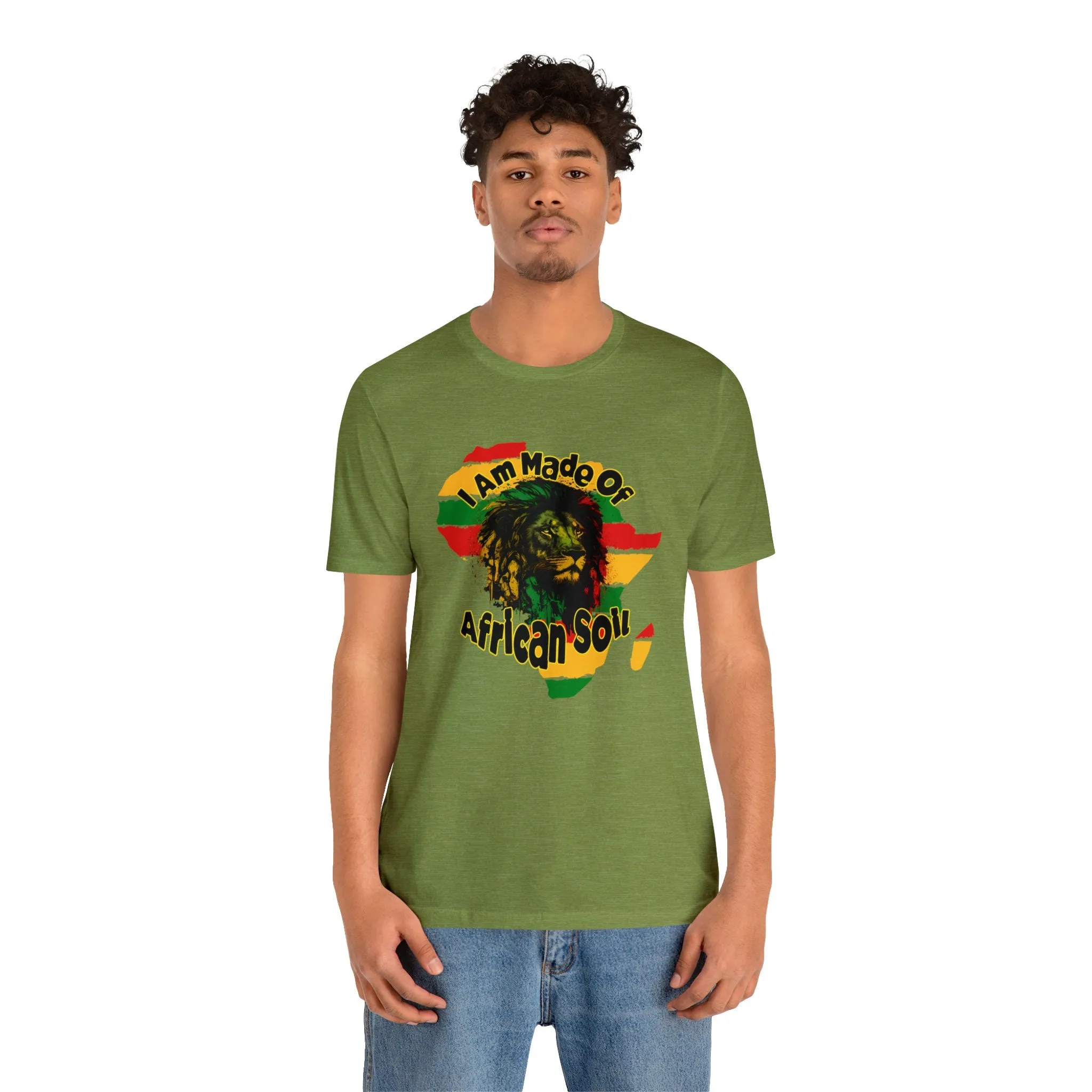 I Was Made of African Soil T-shirt design clothing | African Streetwear Apparel | Graphic Casual T-shirt dress