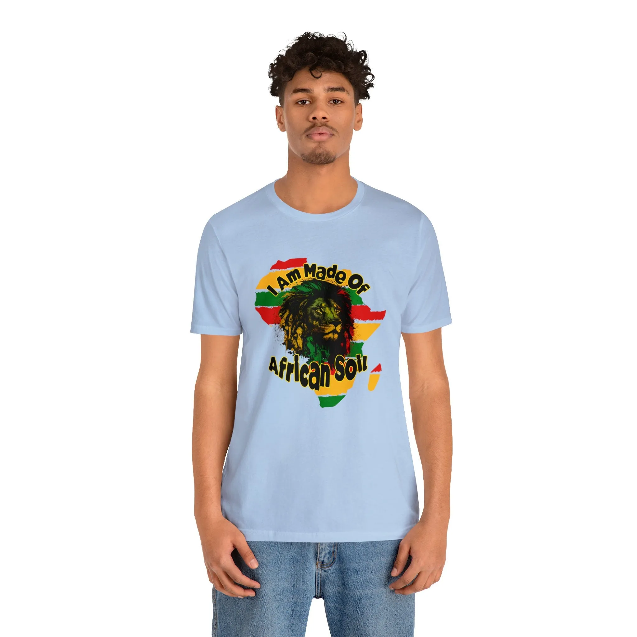 I Was Made of African Soil T-shirt design clothing | African Streetwear Apparel | Graphic Casual T-shirt dress