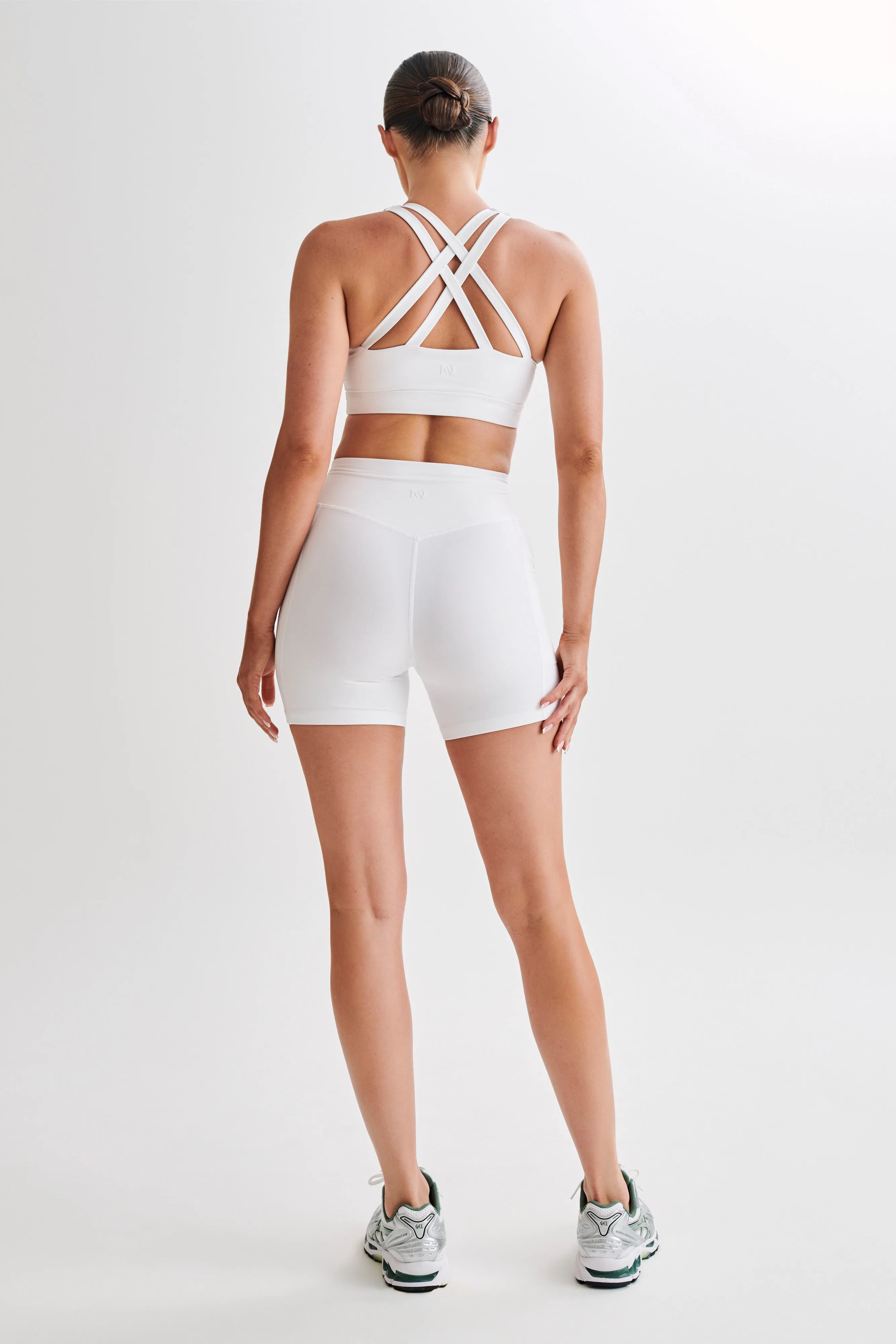 Jackie Twist Crop Top - White