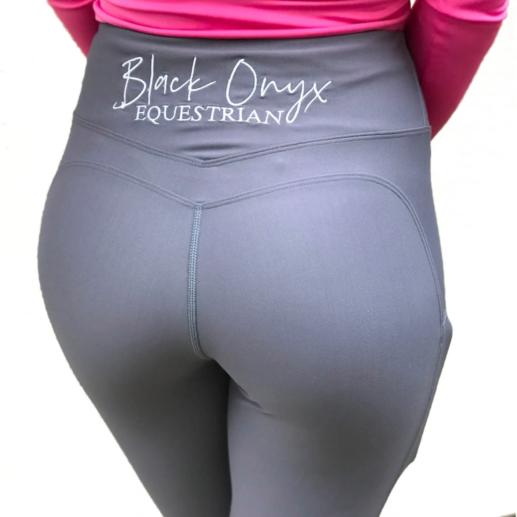 Ladies Technical Riding Leggings - Grey