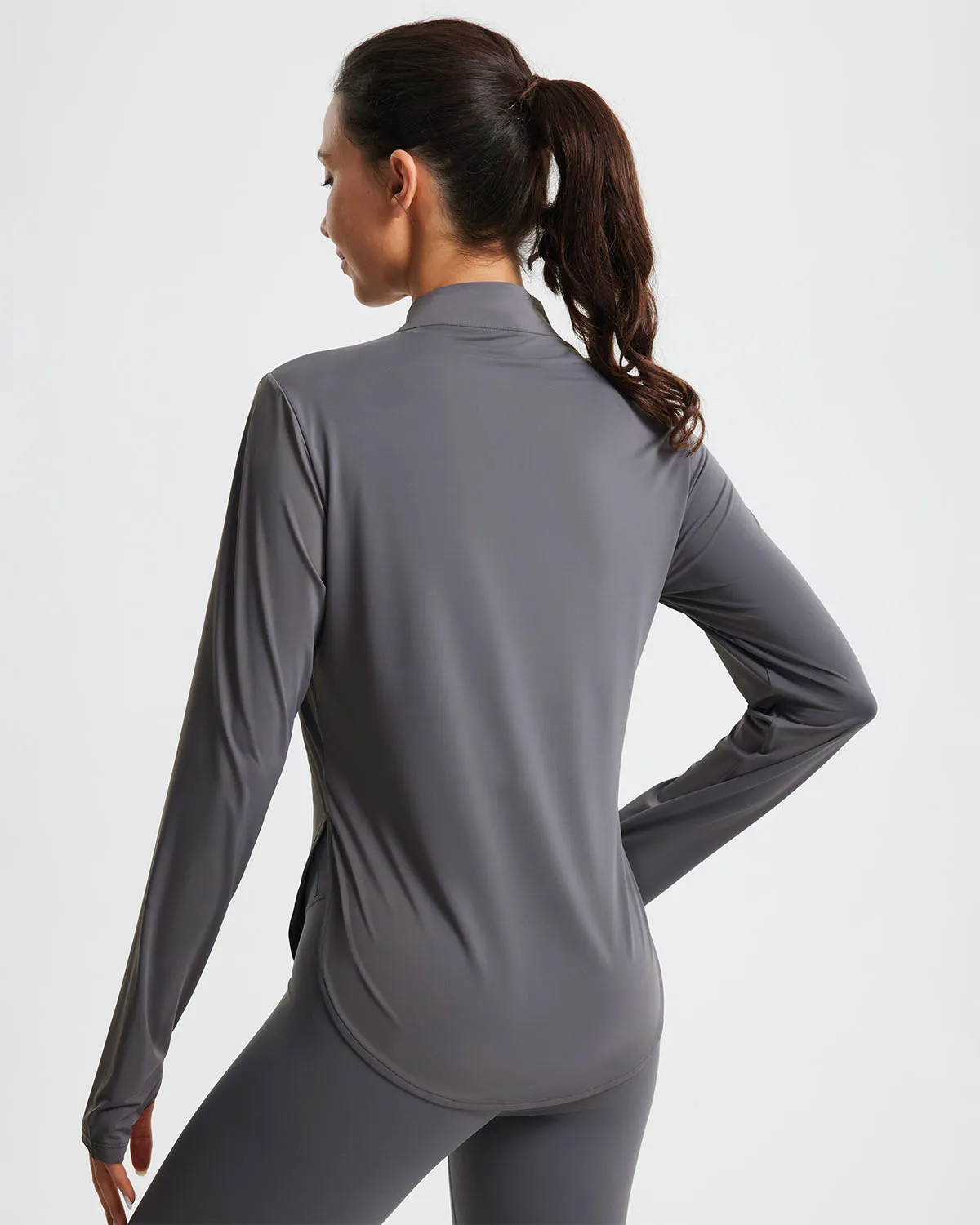 Libin Women's Half Zip Long Sleeve Workout Shirts