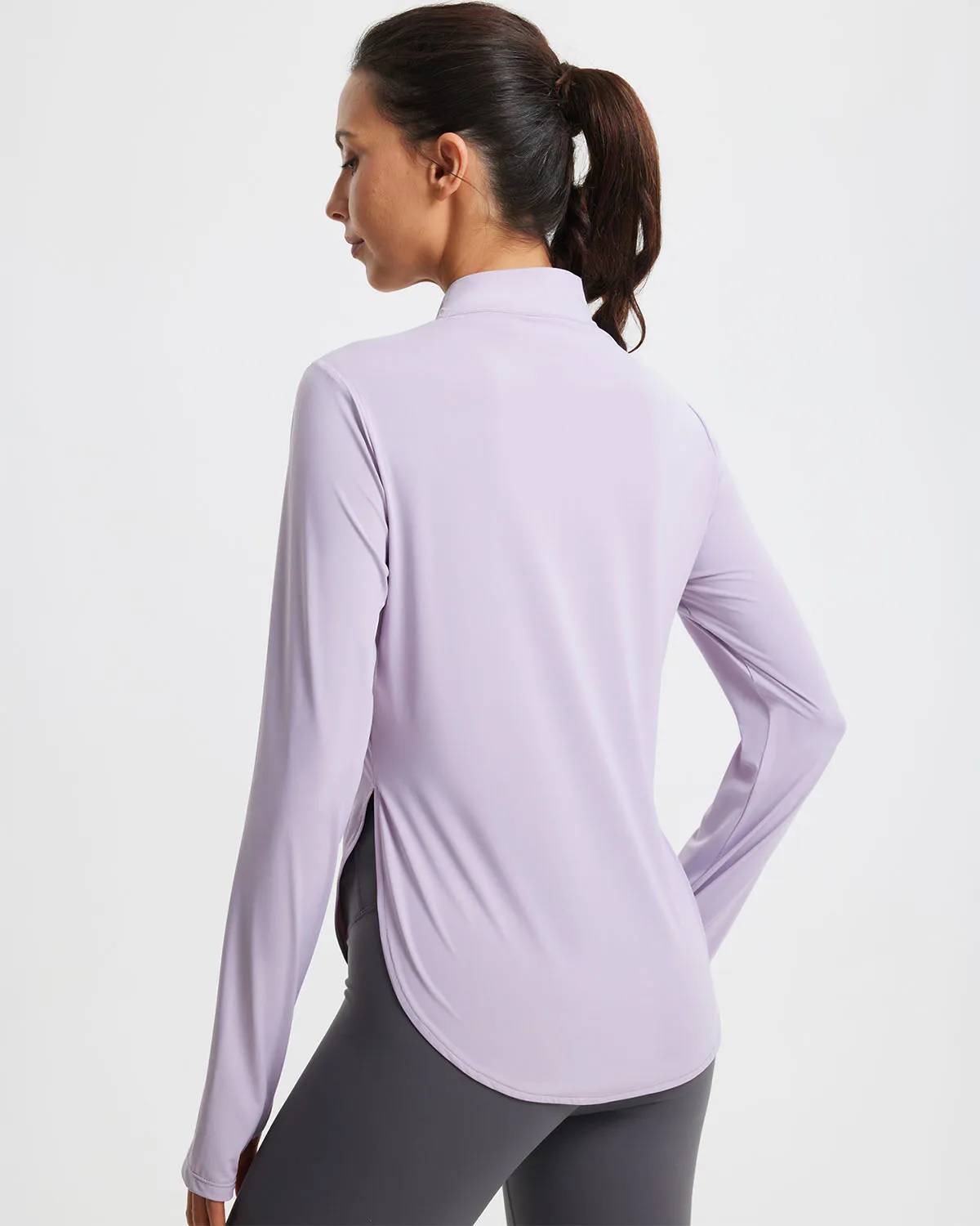 Libin Women's Half Zip Long Sleeve Workout Shirts