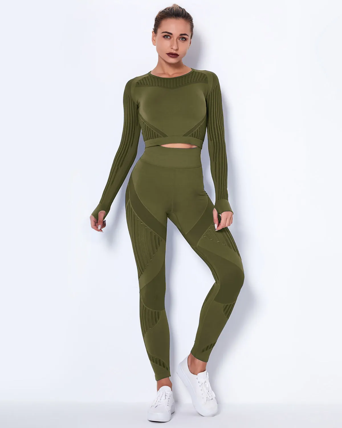 Lorica Leggings - Army Green