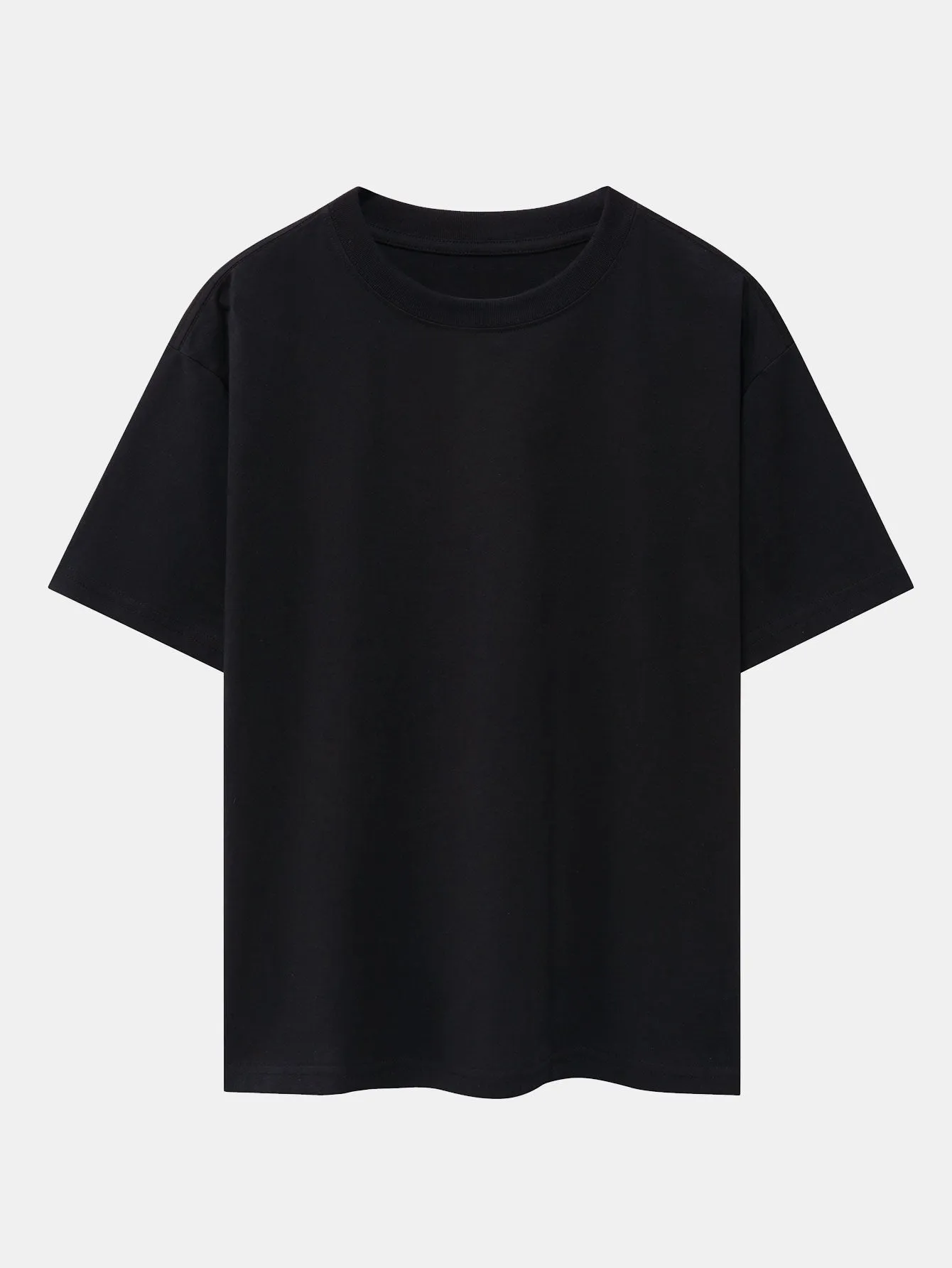 Los Angeles Illustration Bear Print Drop Shoulder Oversize T-Shirt & Patch Pocket Drawstring Shorts