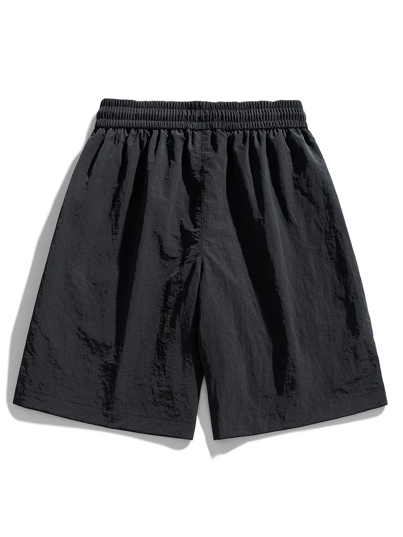 Los Angeles Illustration Bear Print Drop Shoulder Oversize T-Shirt & Patch Pocket Drawstring Shorts