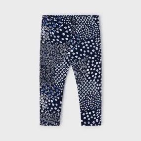 Mayoral Girls Leggings 3702 Indigo Blue
