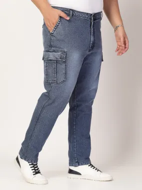 Men Comfort Clean Look Light Fade Stretchable Jogger Jeans