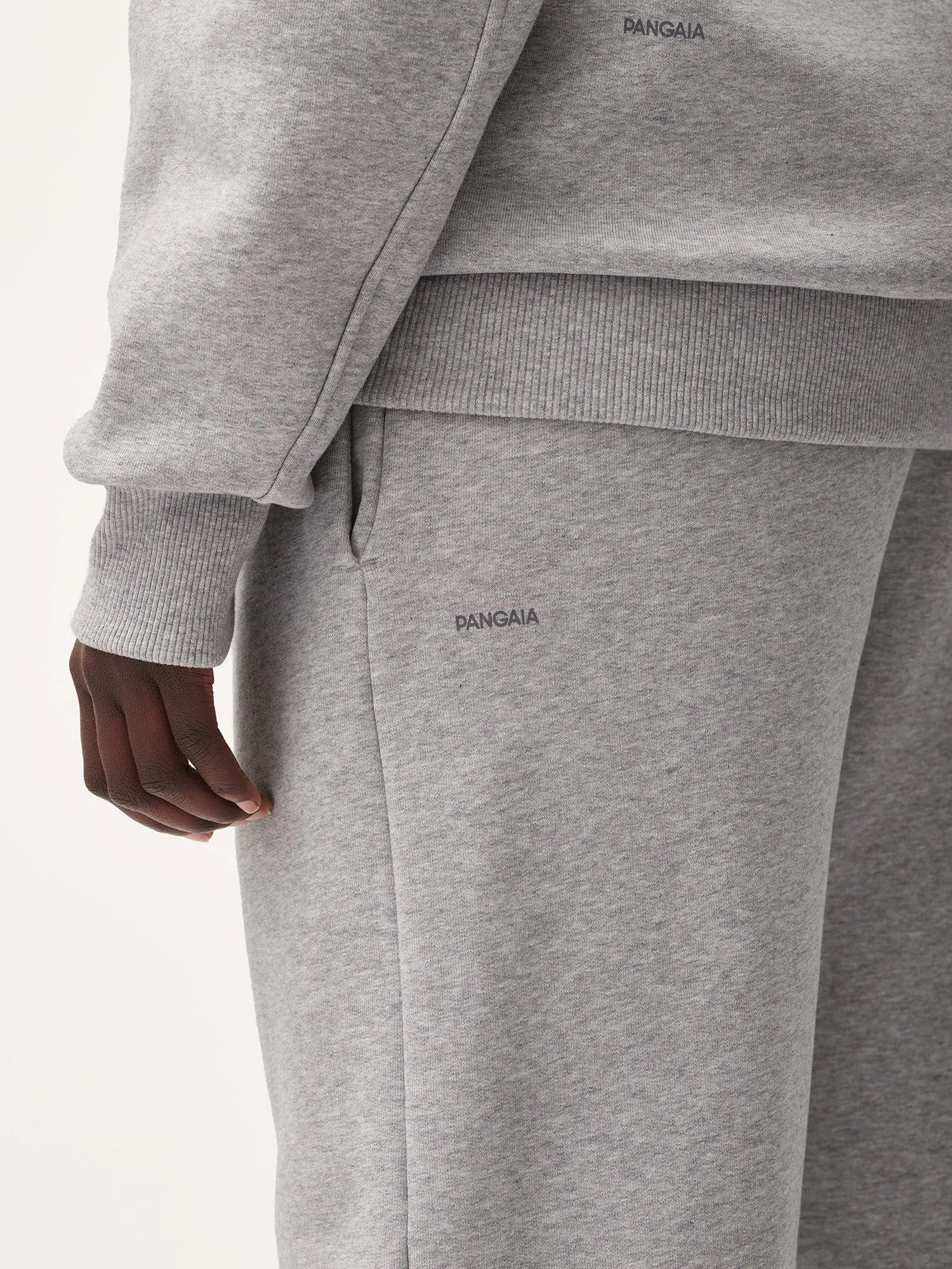 Mens DNA Barrel-Leg Track Pants—grey marl