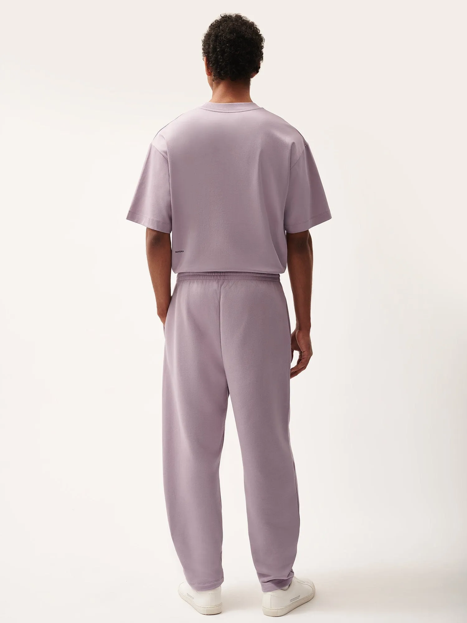 Mens DNA Barrel-Leg Track Pants—raisin purple