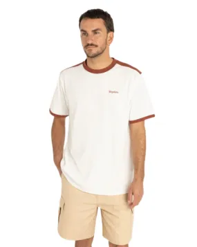 Mens Ringer Ss T-Shirt - Rust