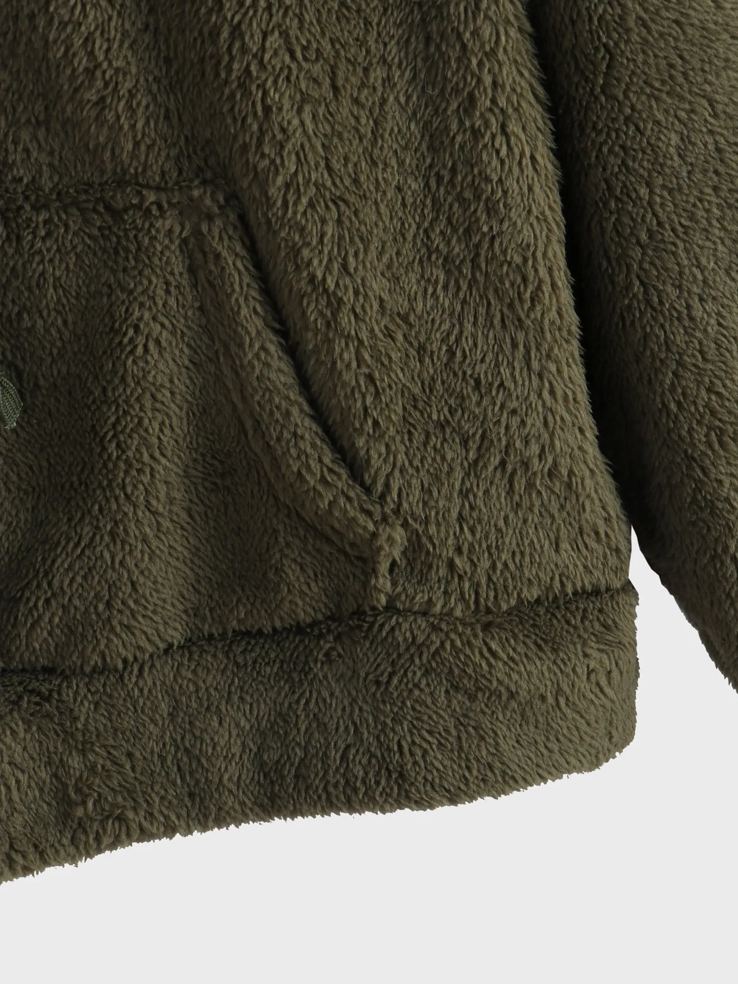 Midsize Casual Loose Fleece Long Sleeve Hooded Sweatshirt