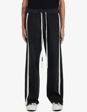 Nahmias Black Heavy Cotton Track Pants