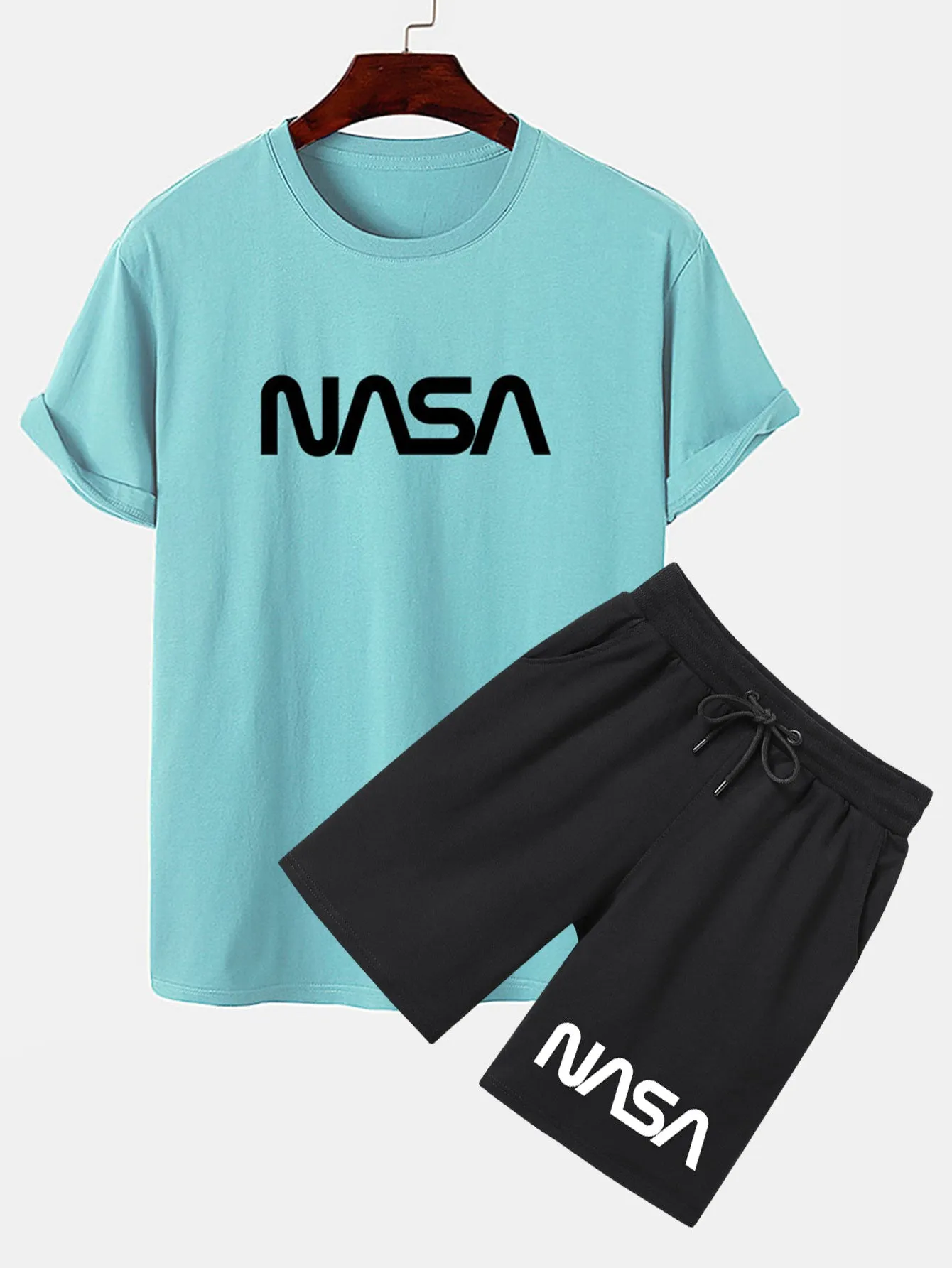 NASA Print T-Shirt & Shorts