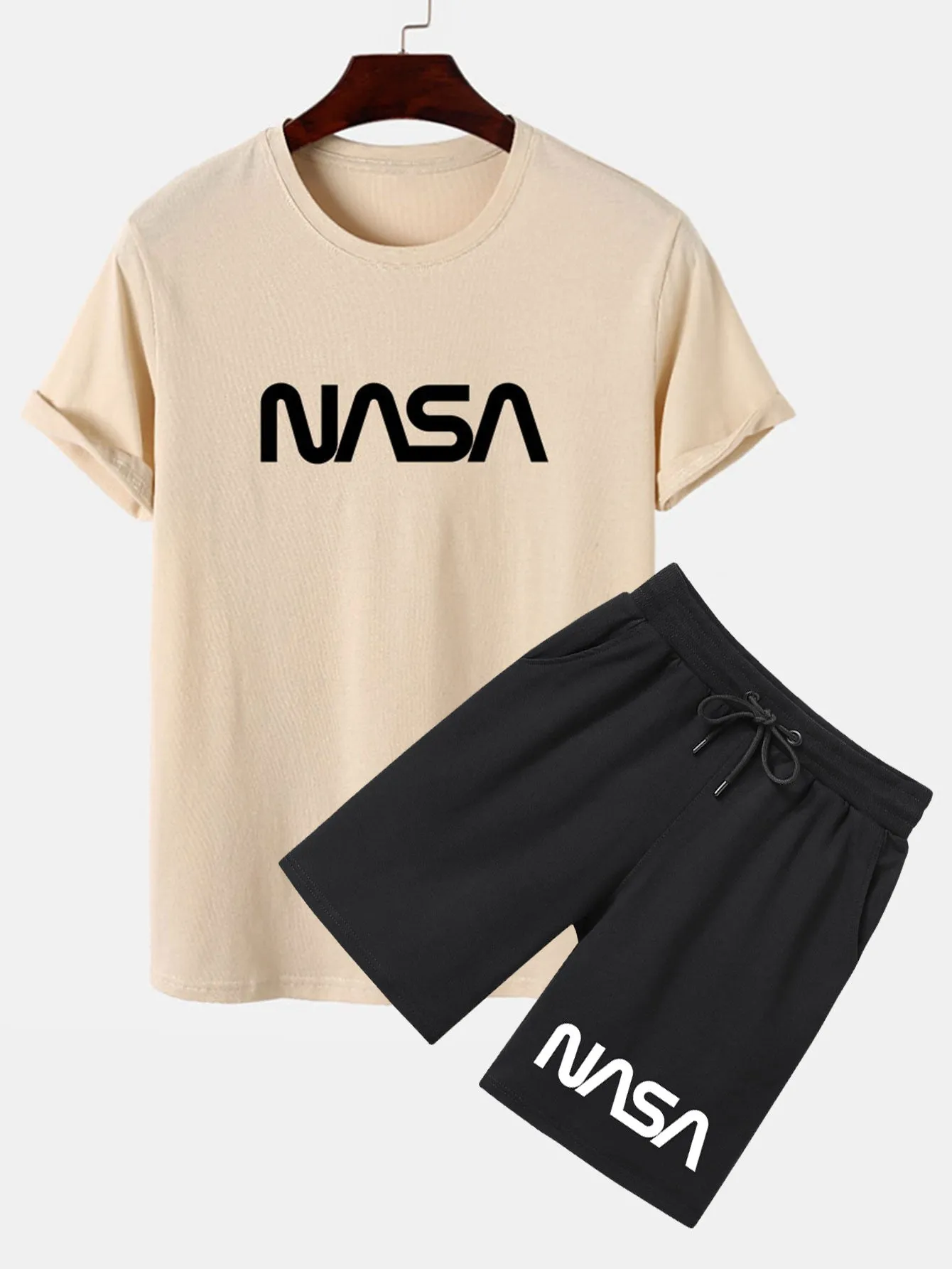 NASA Print T-Shirt & Shorts
