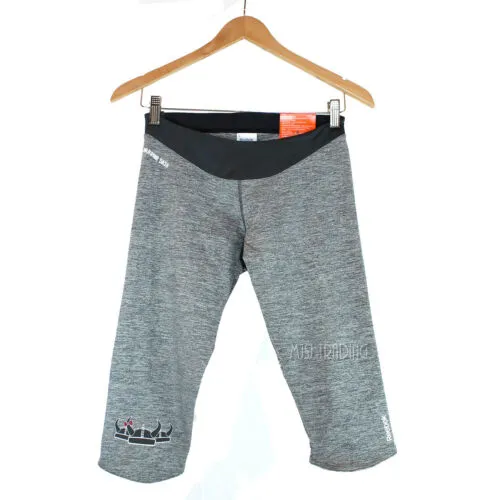 NWT Reebok Warrior Dash Women Activewear Sport Gym Active Workout Capri Pants