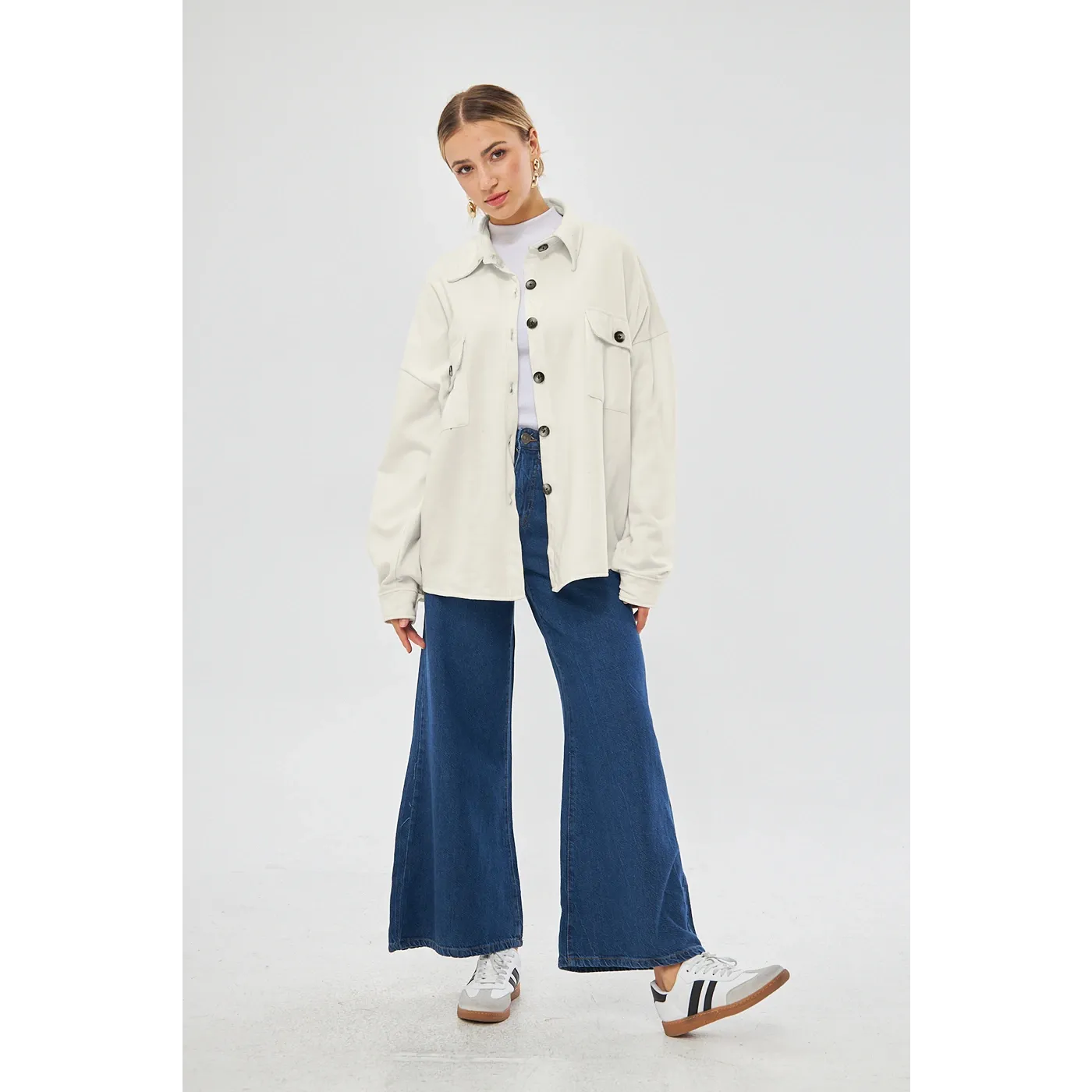 Off-White Oversized Shacket