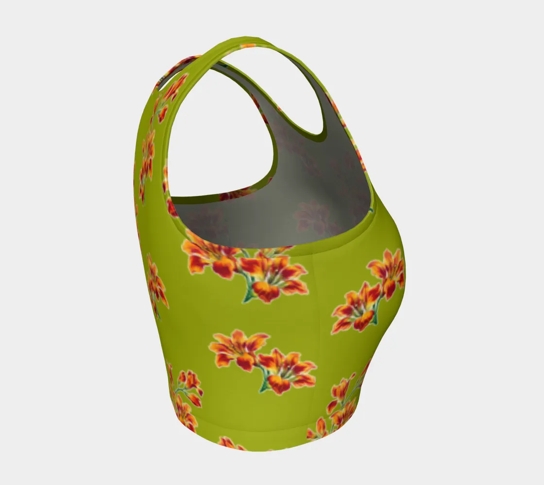 Pepper Stem Florals Crop Top