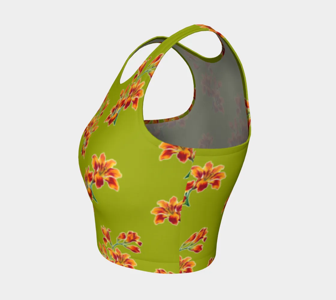 Pepper Stem Florals Crop Top