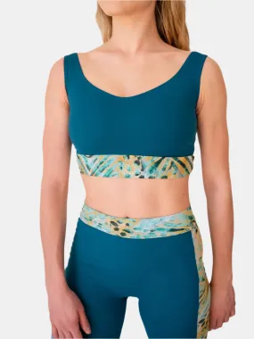 Petrol Bralette Partenope