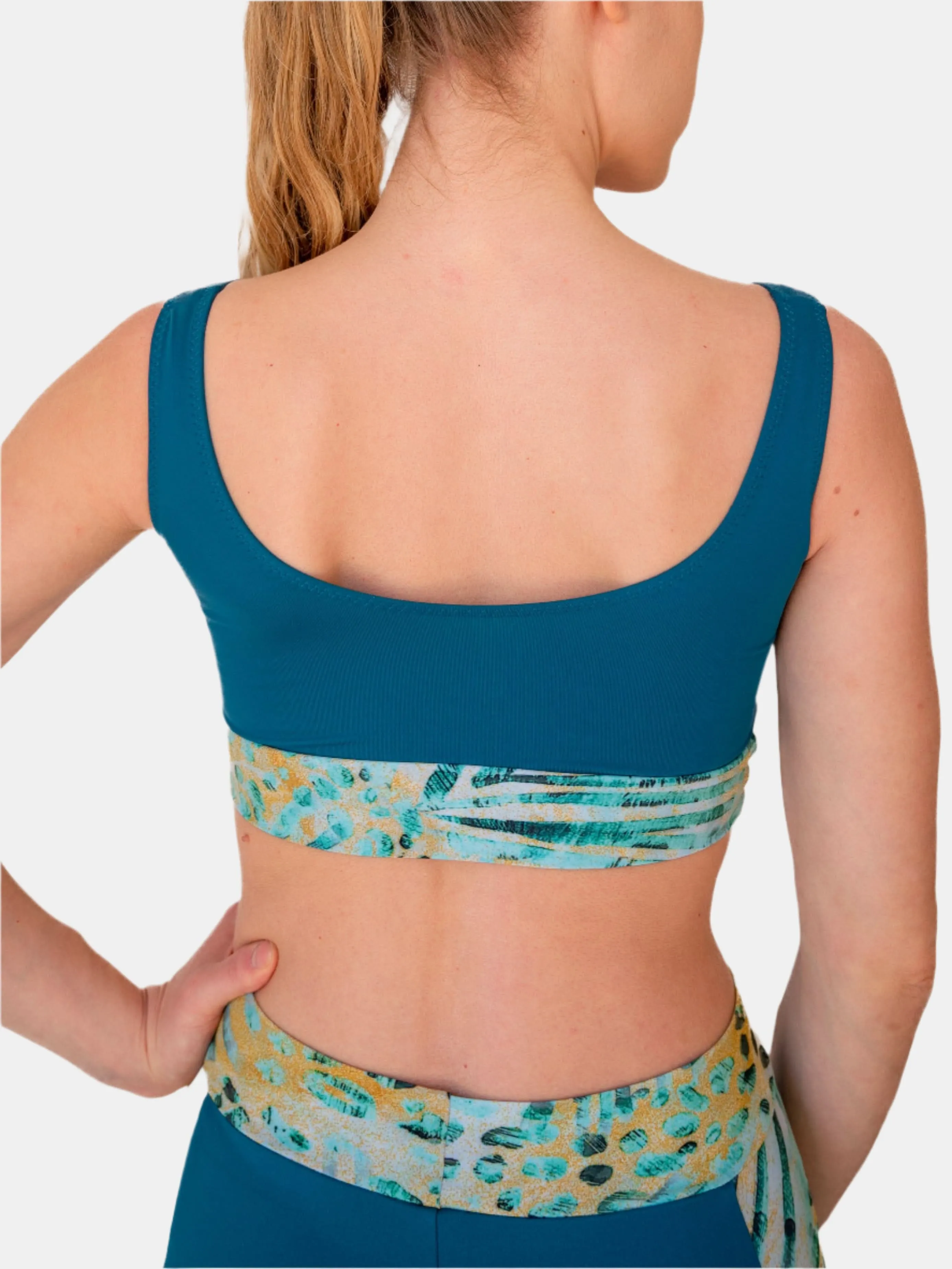 Petrol Bralette Partenope