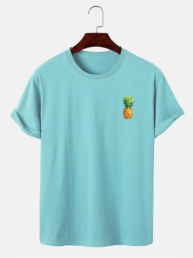 Pineapple Print T-Shirt