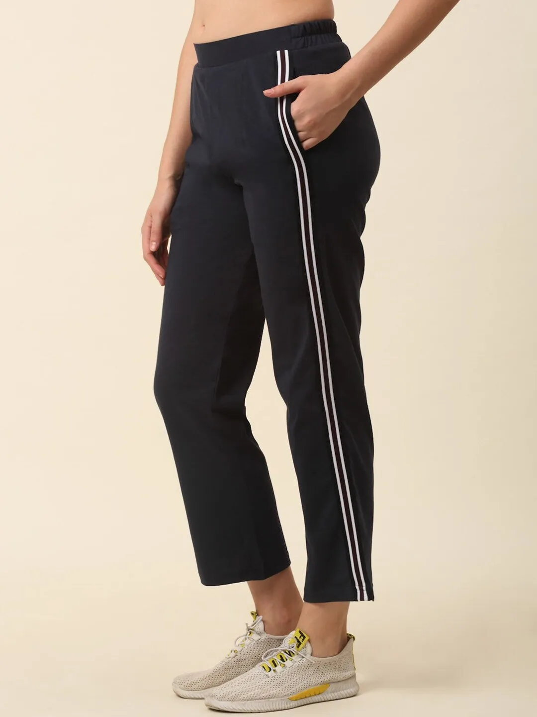 plusS Women Mid-Rise Track Pants