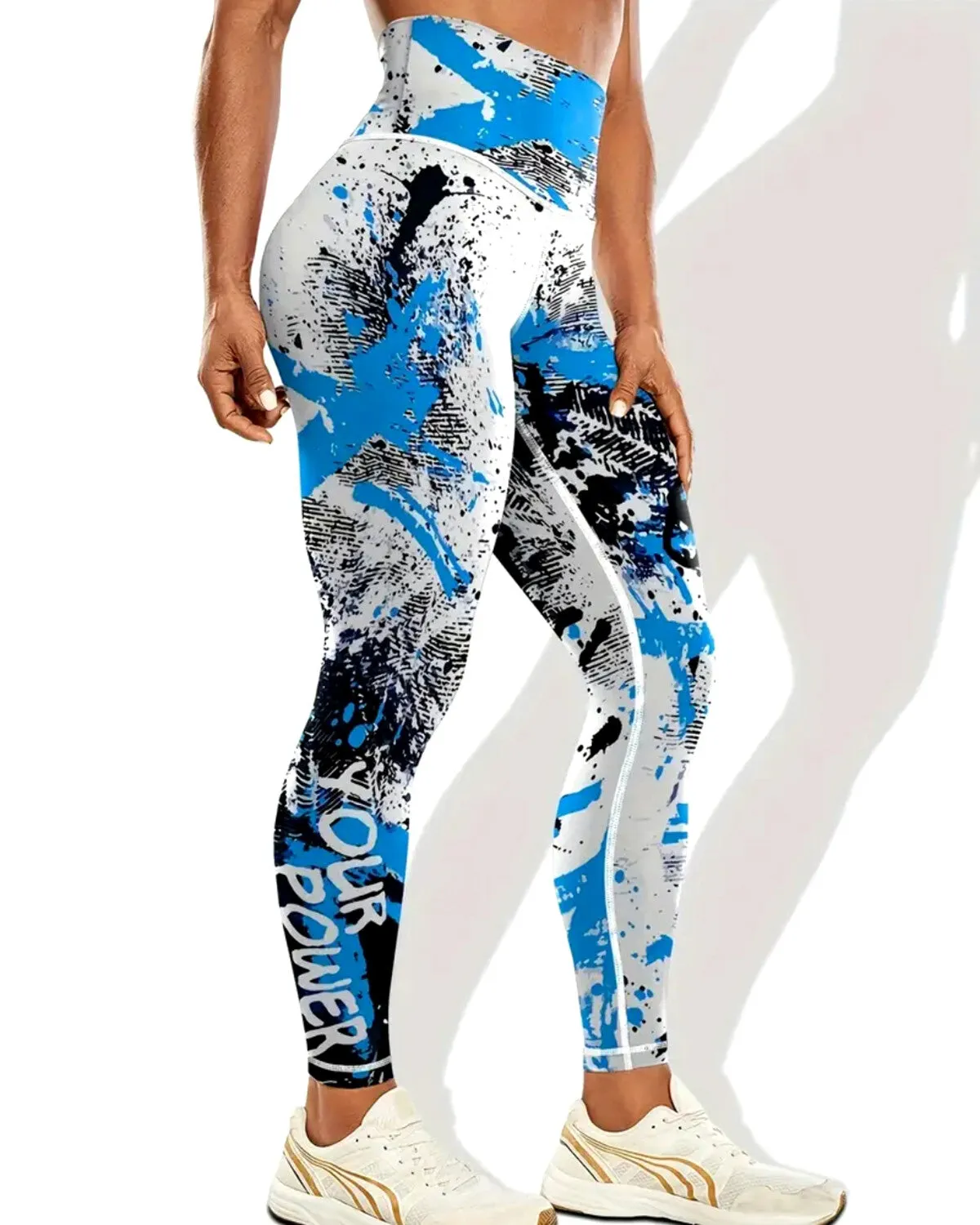 Power Up Leggings - Blue