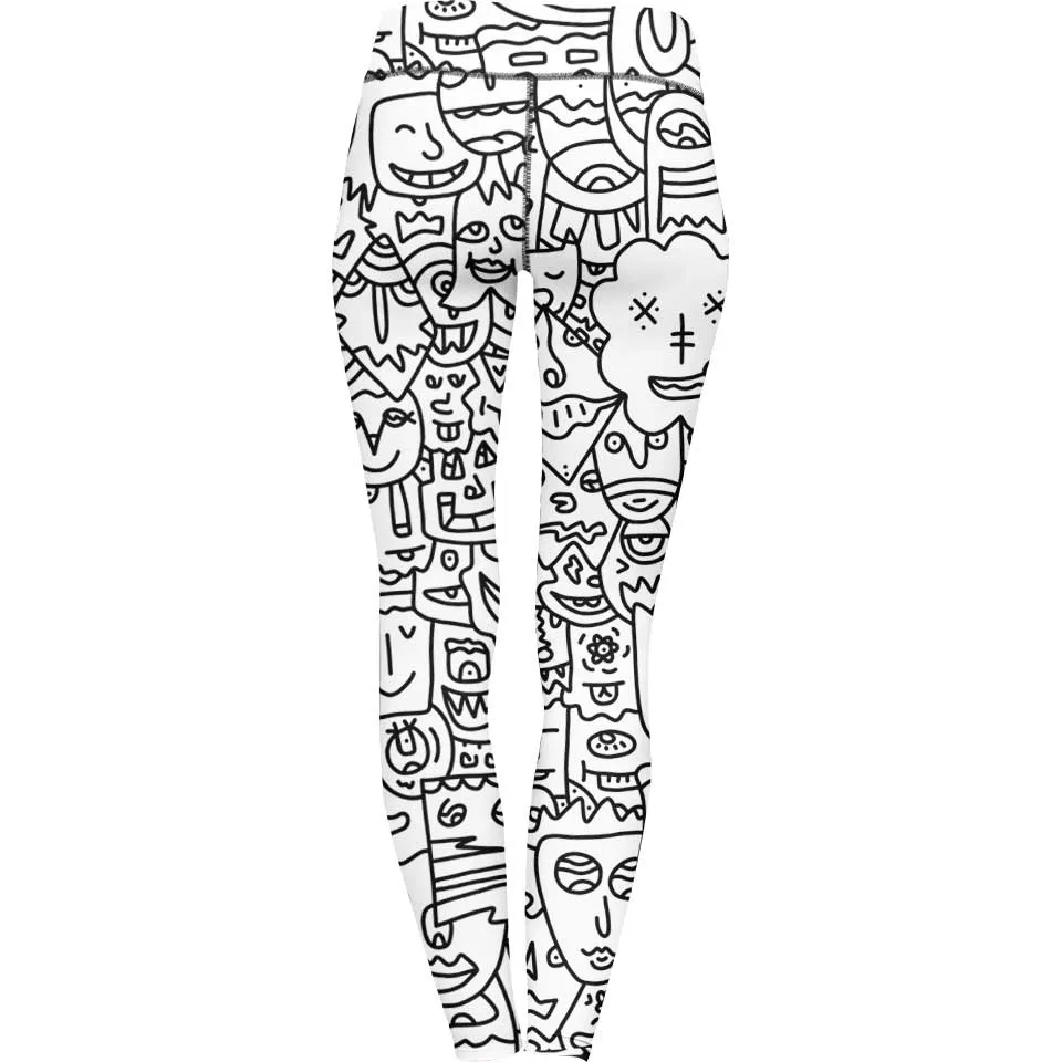 Pretty Done's Doodle Leggings