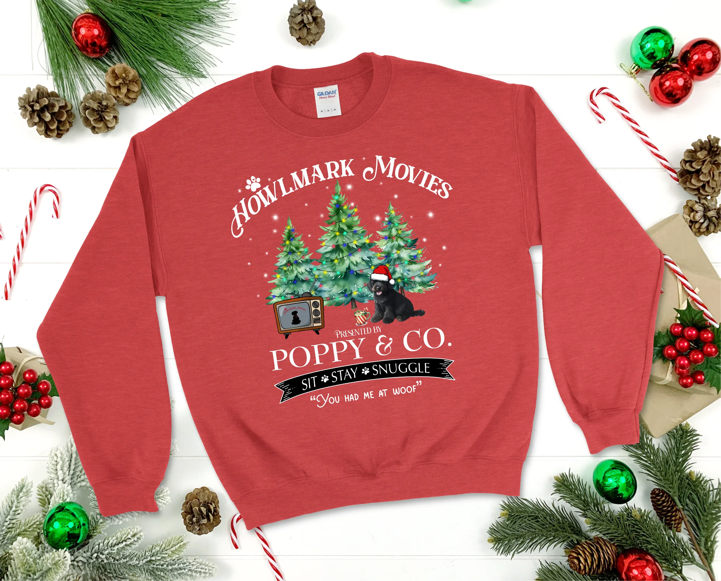 "Howlmark" Movie Sweatshirt - Personalized with your favorite Dog Breed