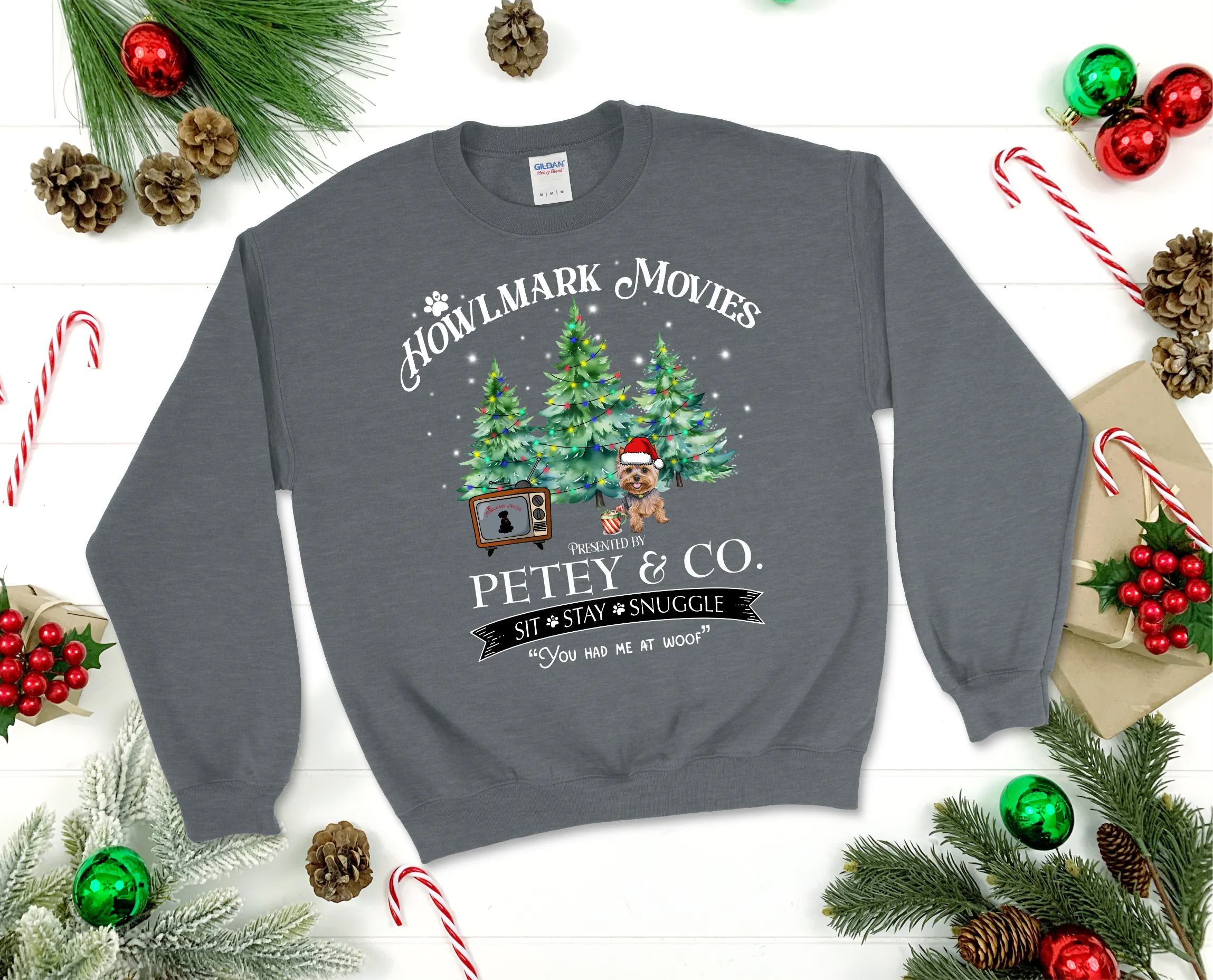 "Howlmark" Movie Sweatshirt - Personalized with your favorite Dog Breed