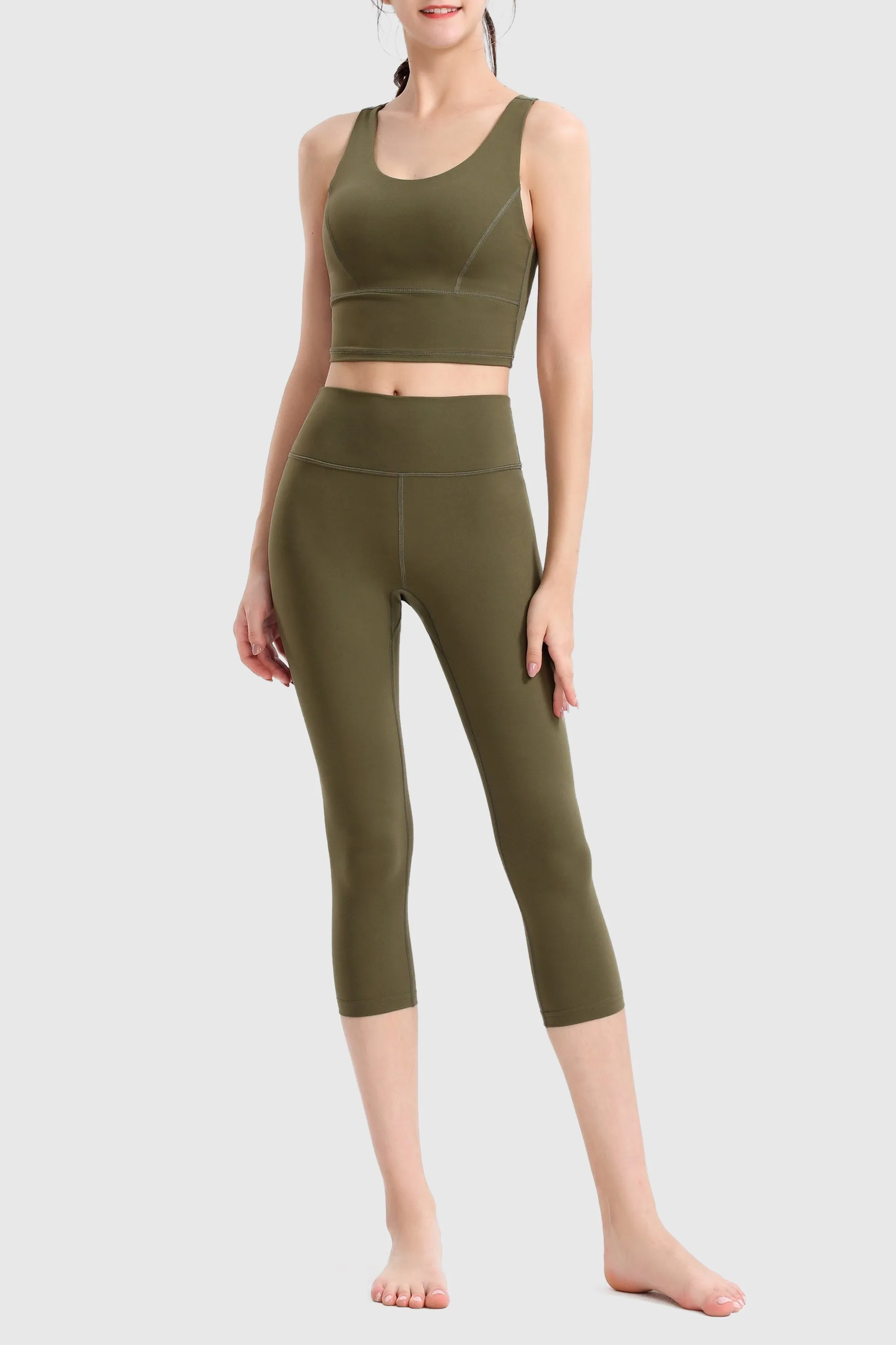 Racerback Training Set 3/4 Length Leggings