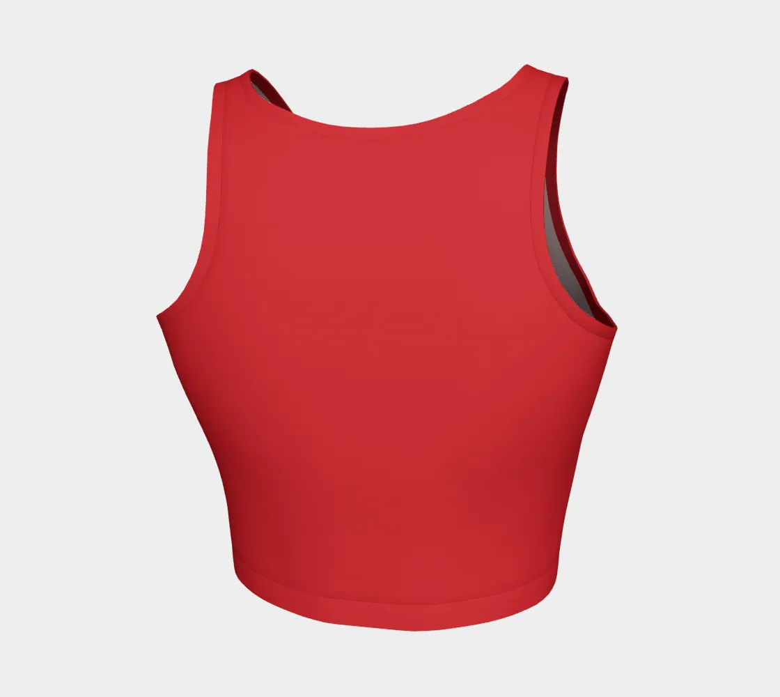 Red Rose Crop Top
