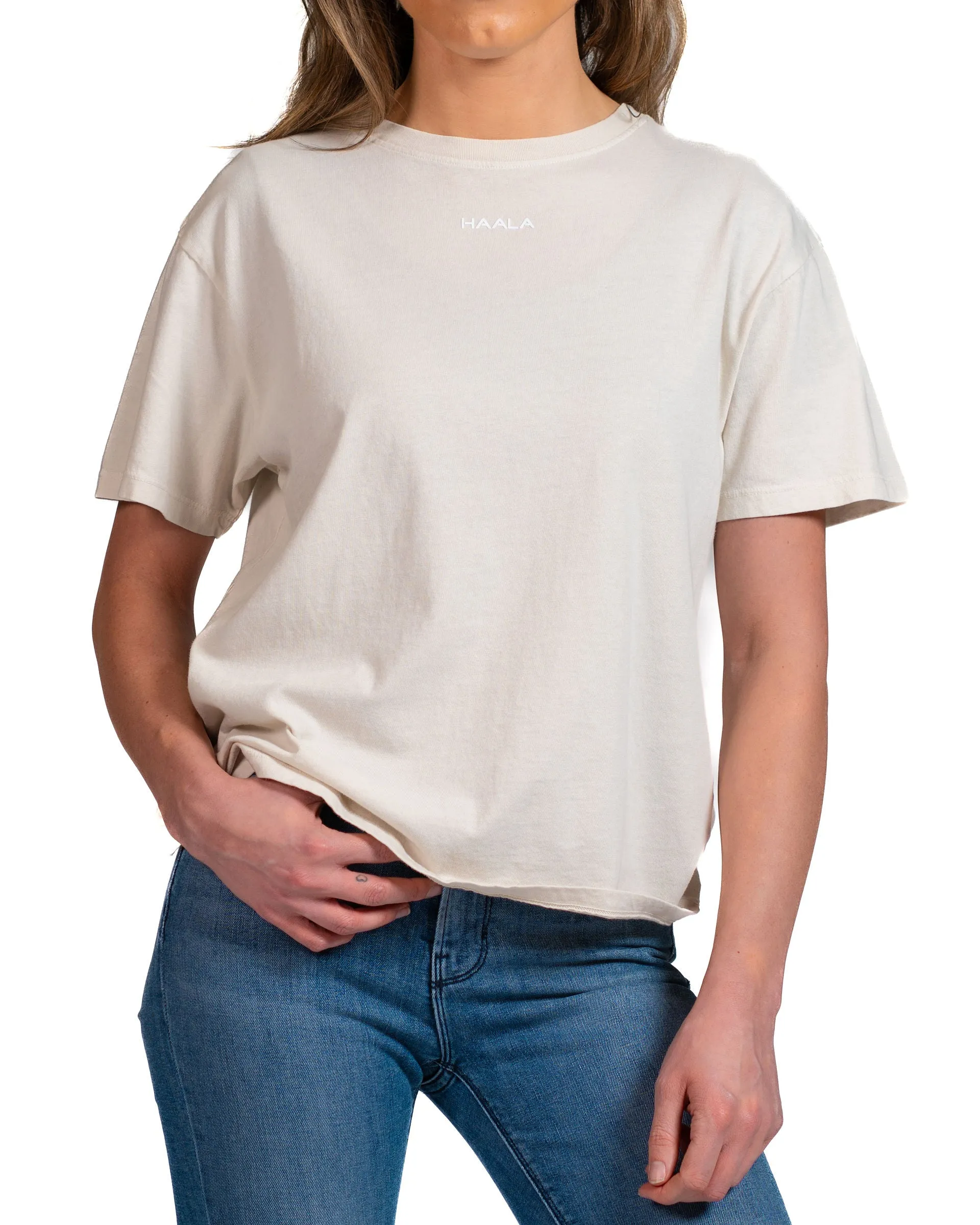 Relaxed Crew T-shirt : Bone White