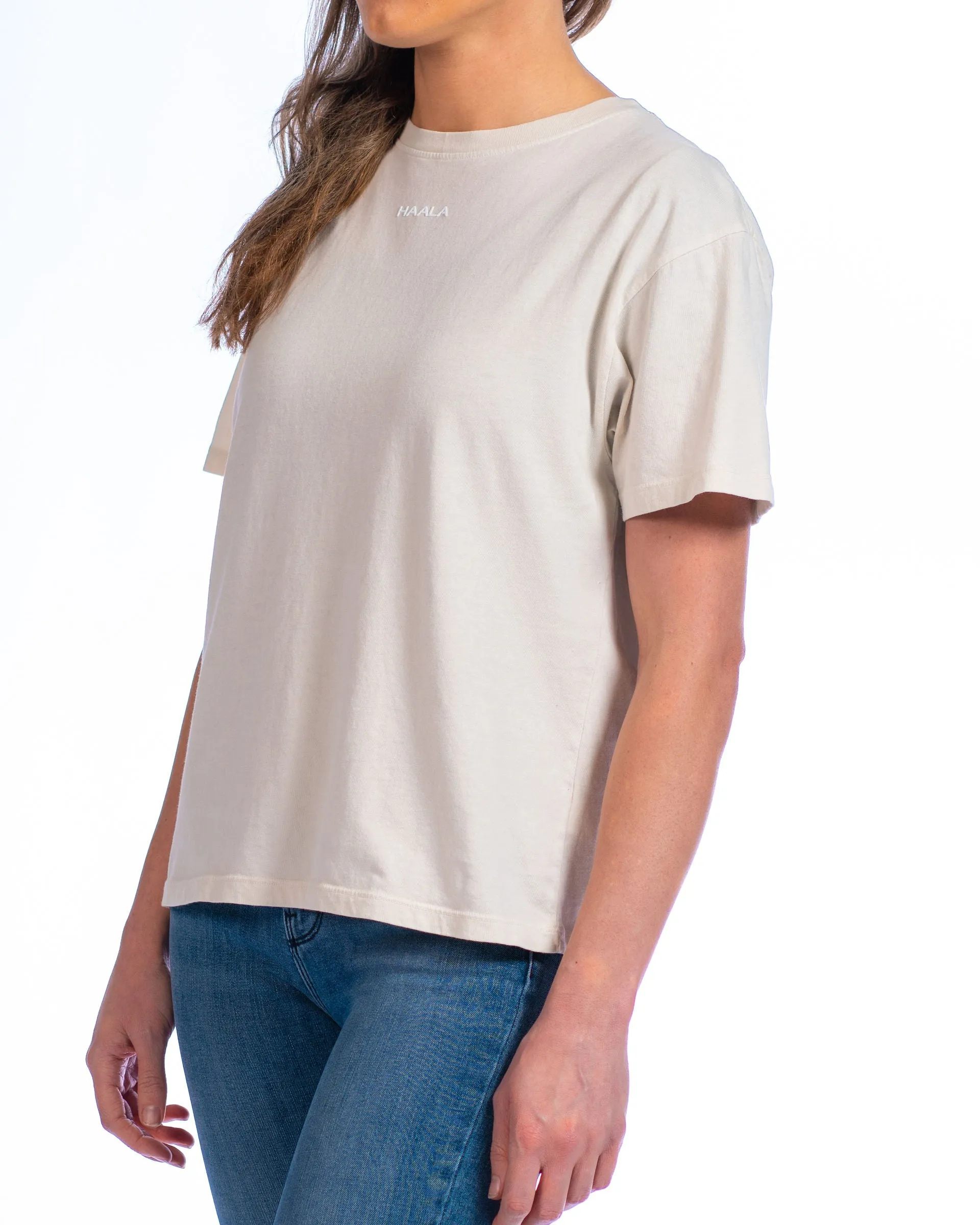 Relaxed Crew T-shirt : Bone White