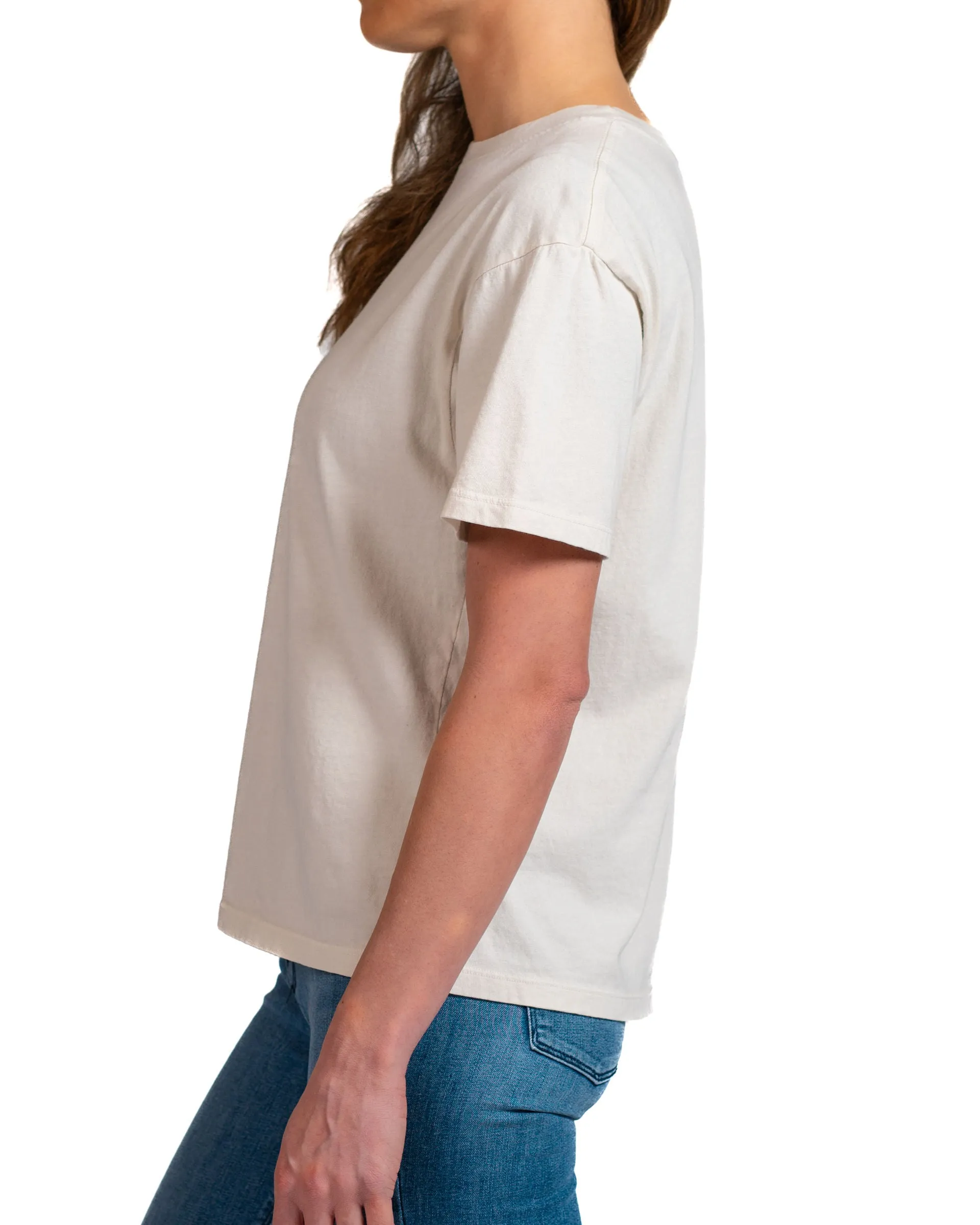 Relaxed Crew T-shirt : Bone White