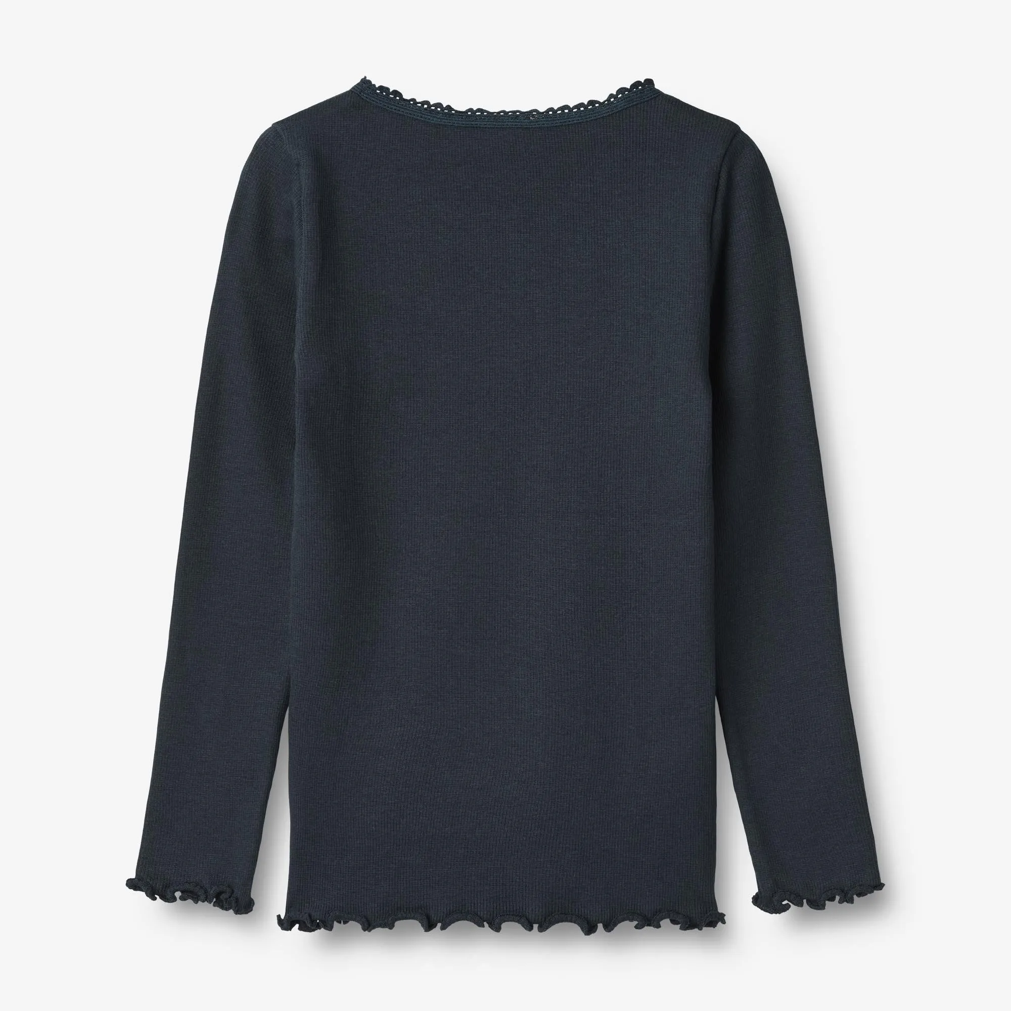 Rib T-Shirt L/S Reese - navy