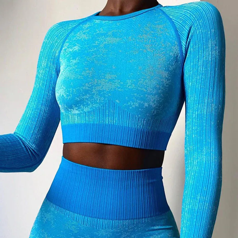 Seamless Knurled Top & Leggings Set