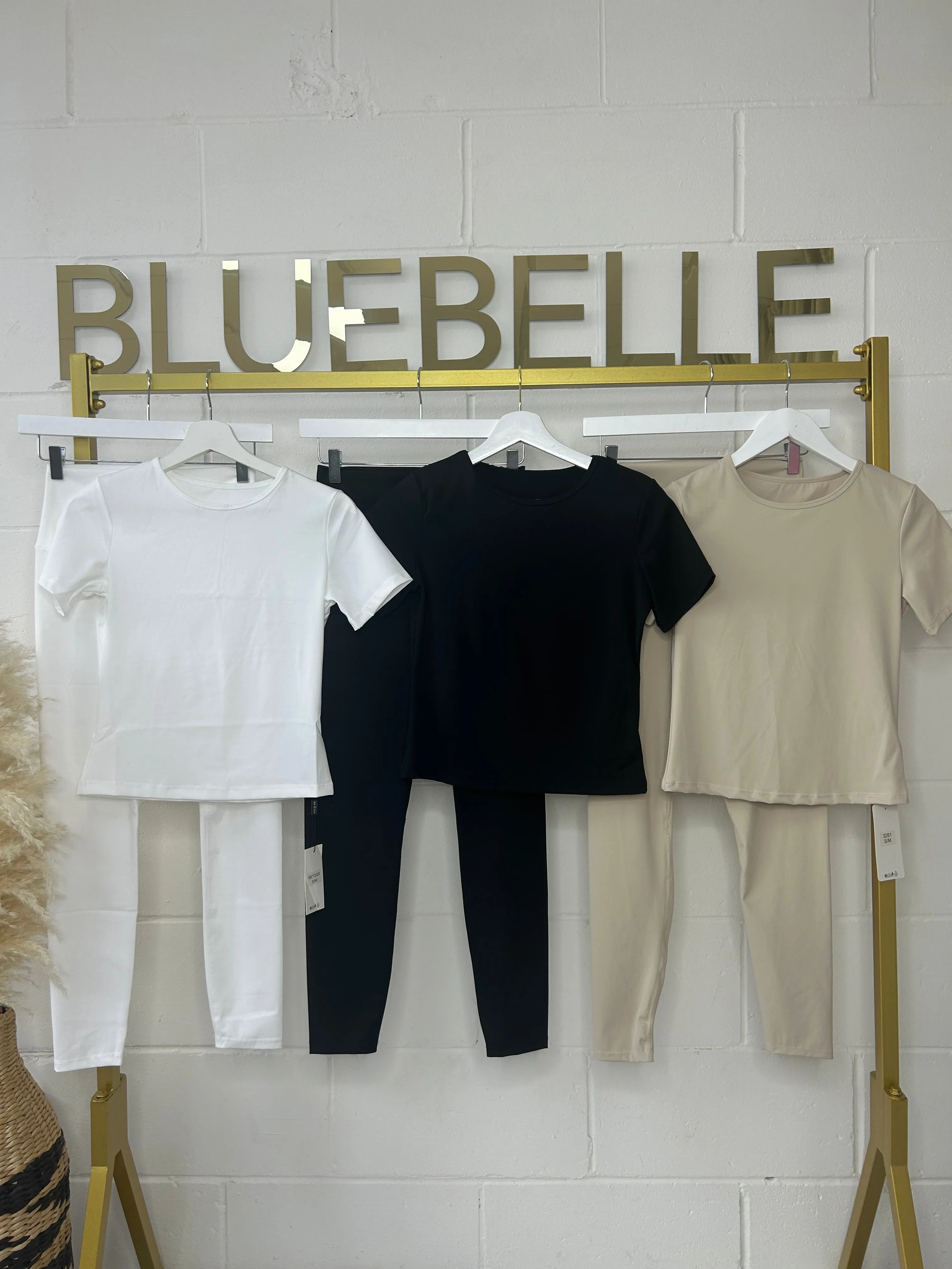 Seamless Yoga Gym Set Two Piece T Shirt & Leggings Casual - 3281