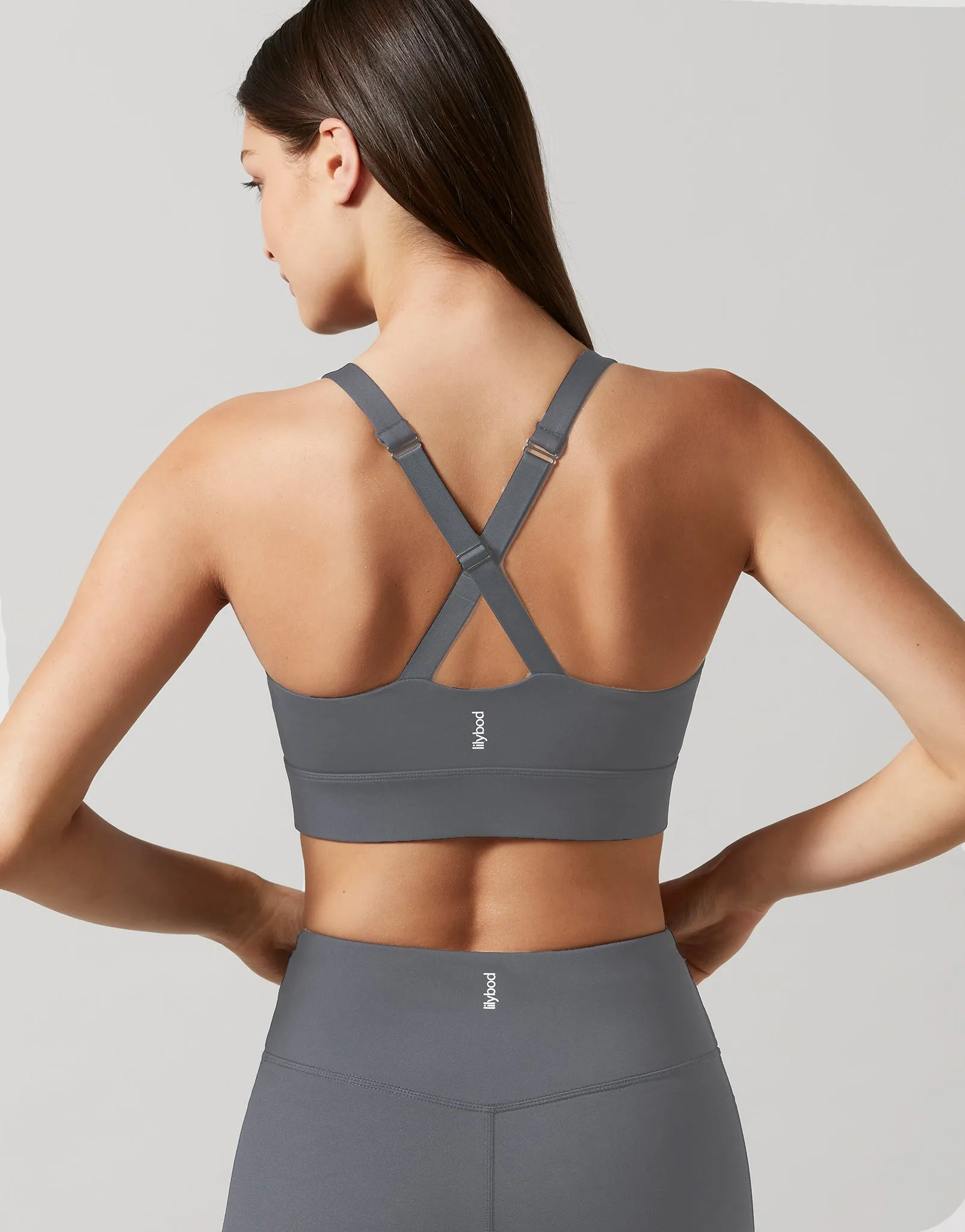 Slate Baseline Sports Bra