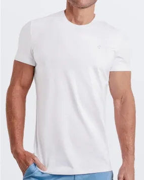 SOFT WHITE - Modal Cotton T-Shirt