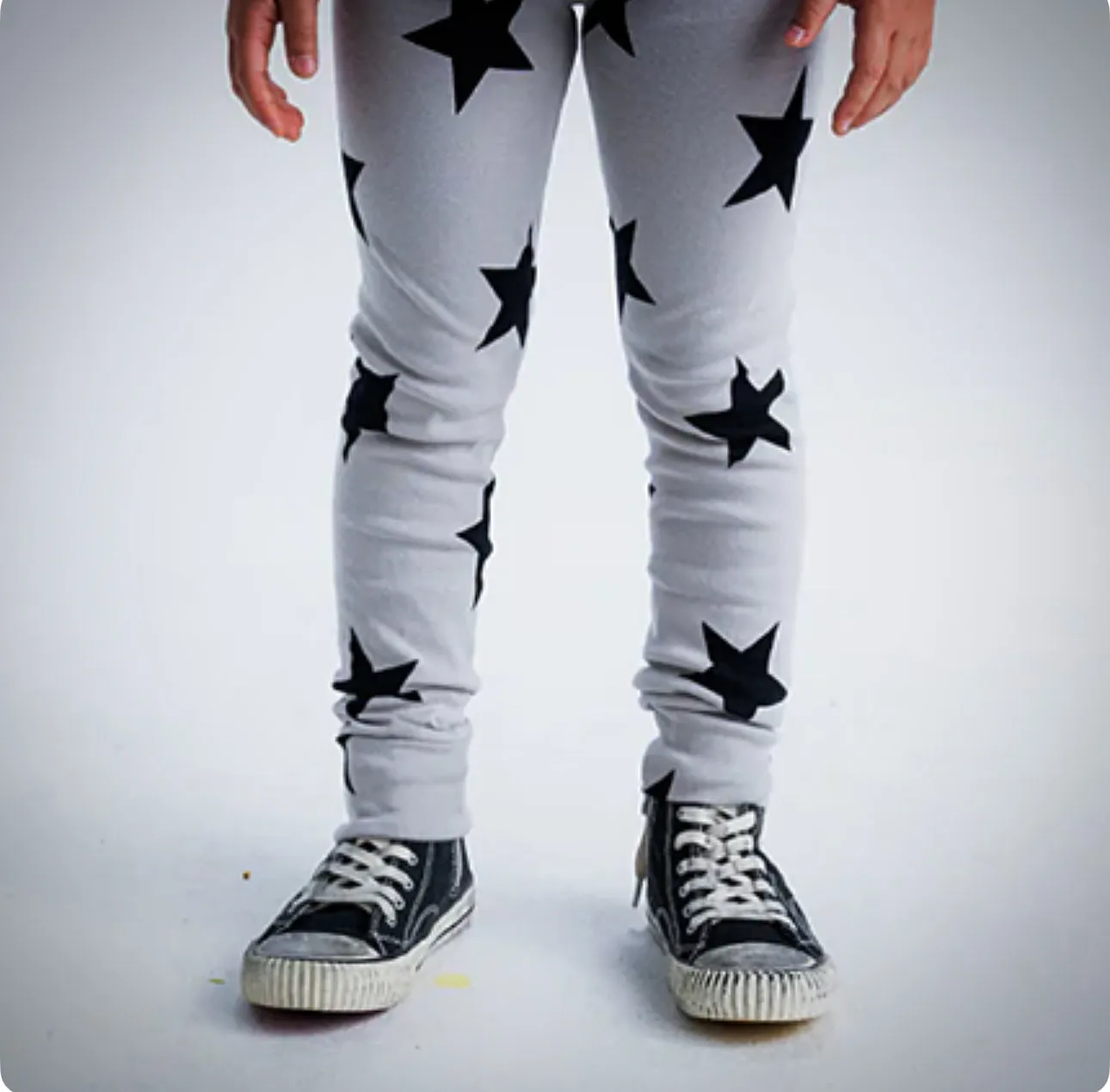 Star Leggings - Smokey Grey