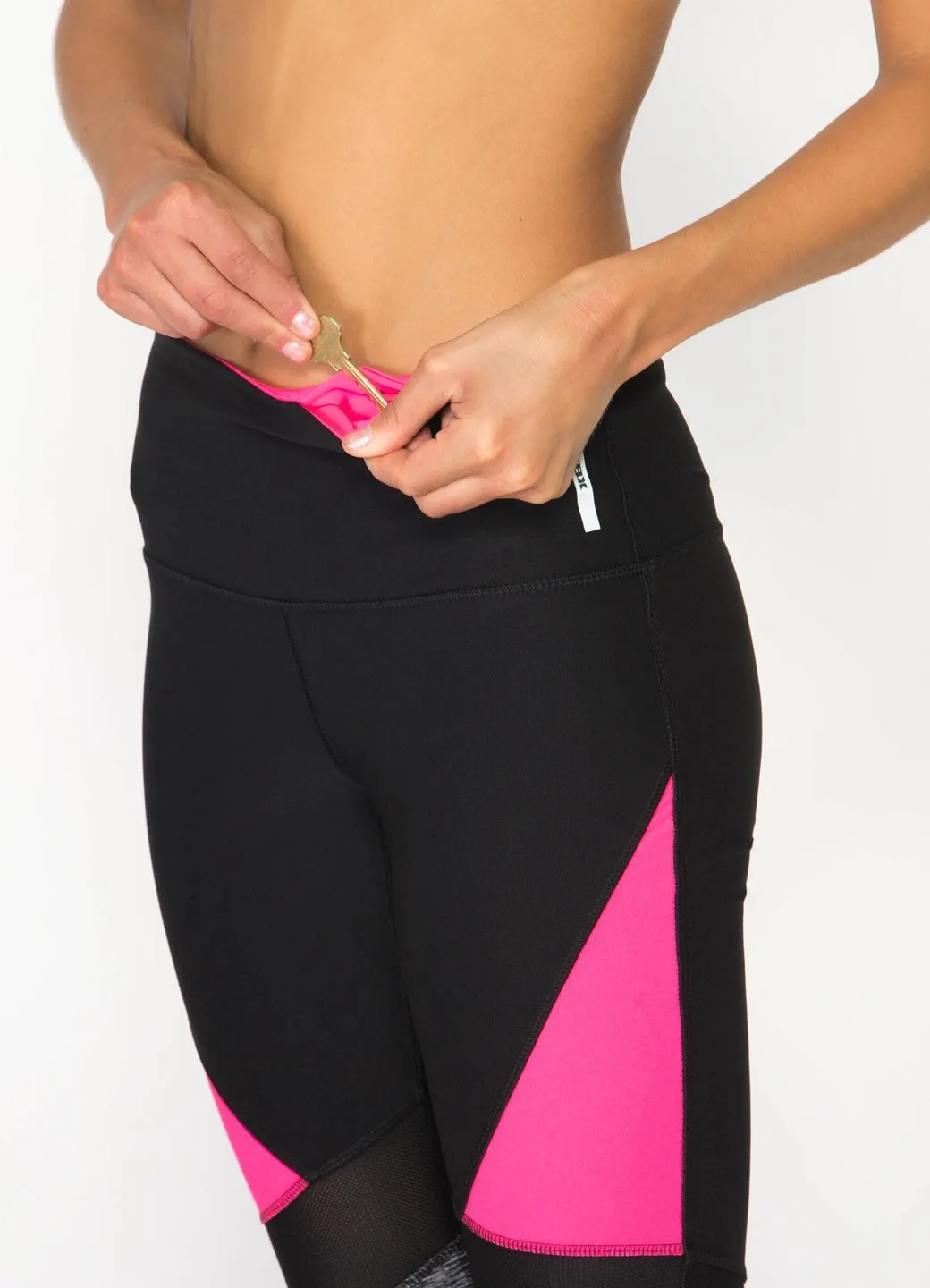 Studio Spliced Colorblock Leggings with Mesh Inserts