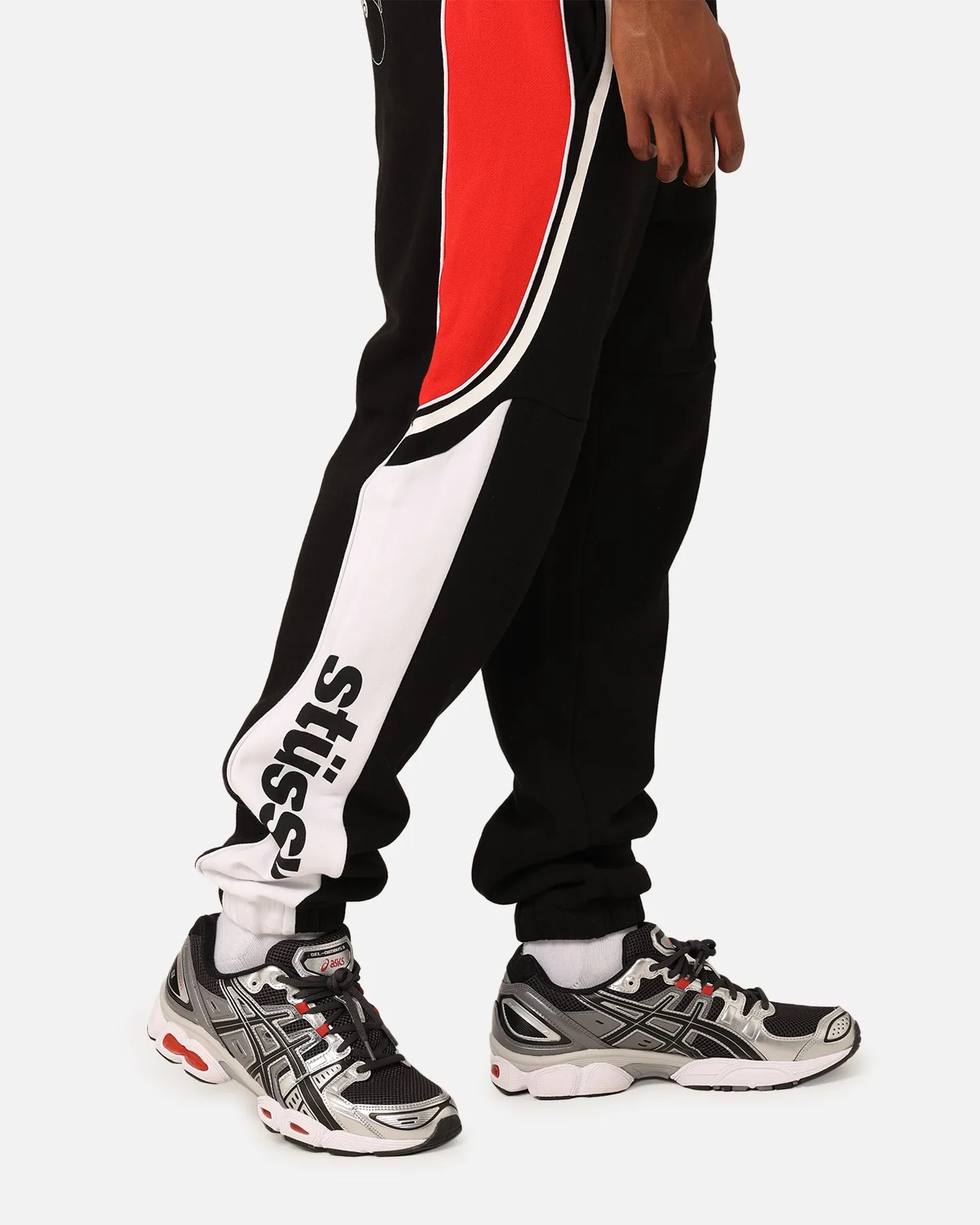 Stussy Football Panelled Track Pants Black